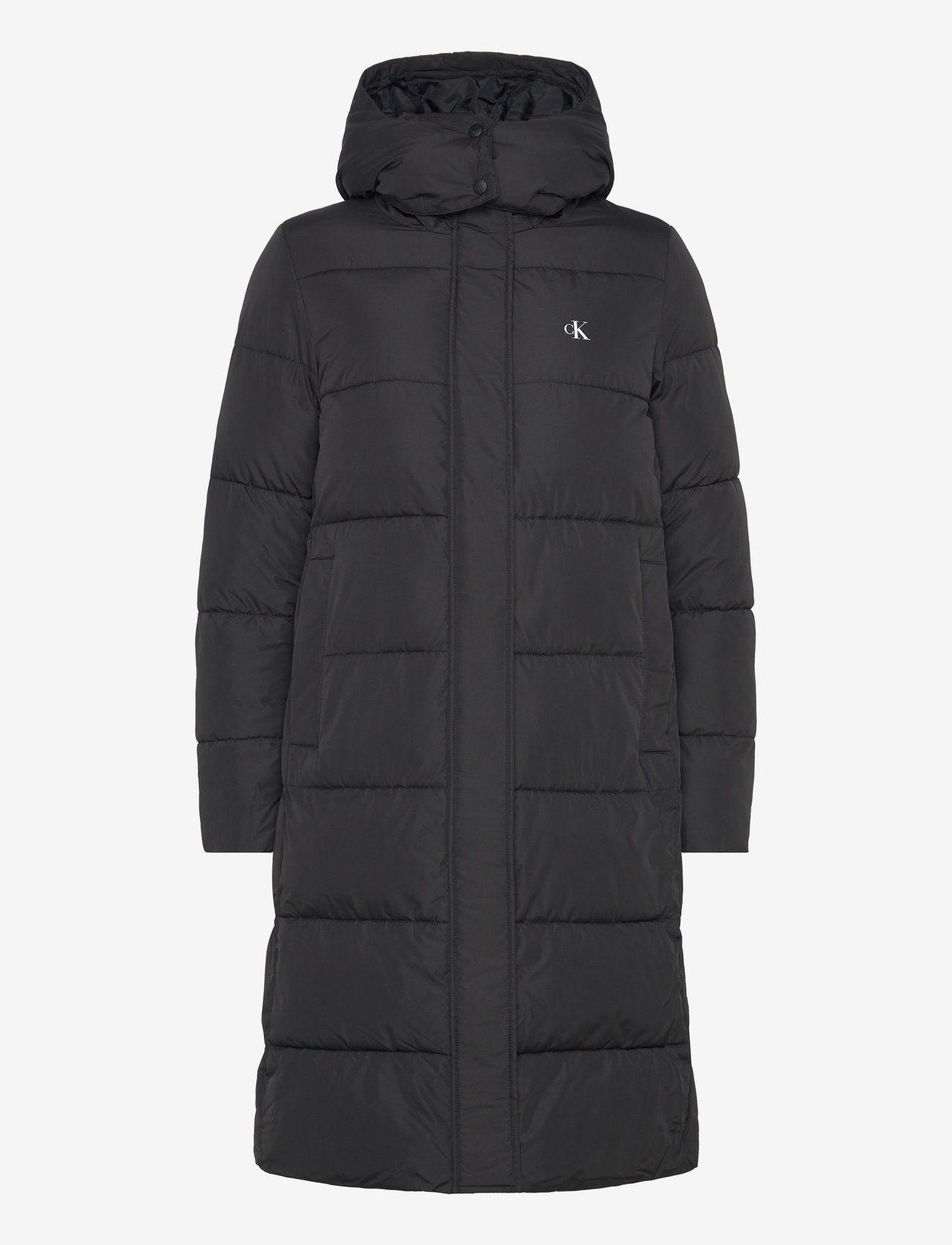 Capuche Manteau Hiver Femme Calvin Klein Doudoune Longue Manteau - Main Image