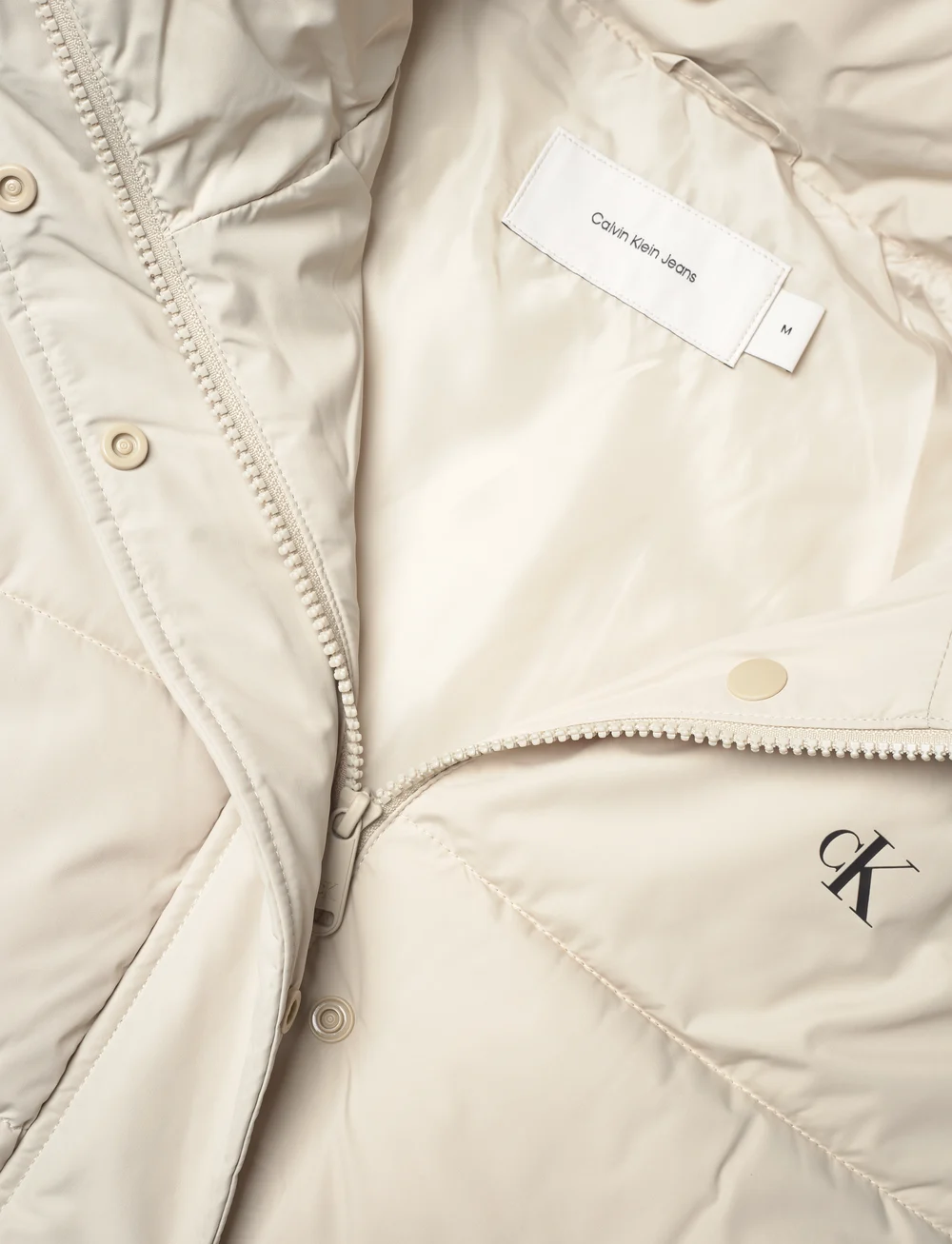 Calvin Klein Jeans - MATTE MONOLOGO ND SHORT PUFFER - down jackets - pelican - 3