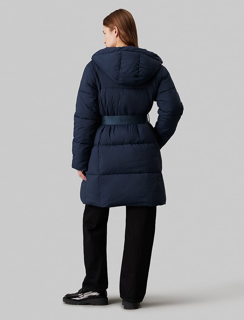 Calvin Klein Jeans Logo Belt Long Puffer Kaufen Sie