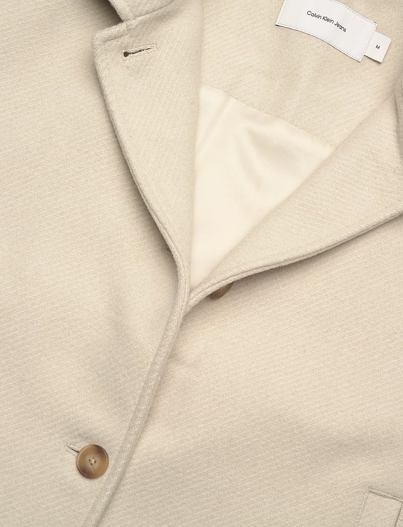 Calvin Klein Jeans - SHORT WOOL BLEND JACKET - villased jakid - pelican - 5