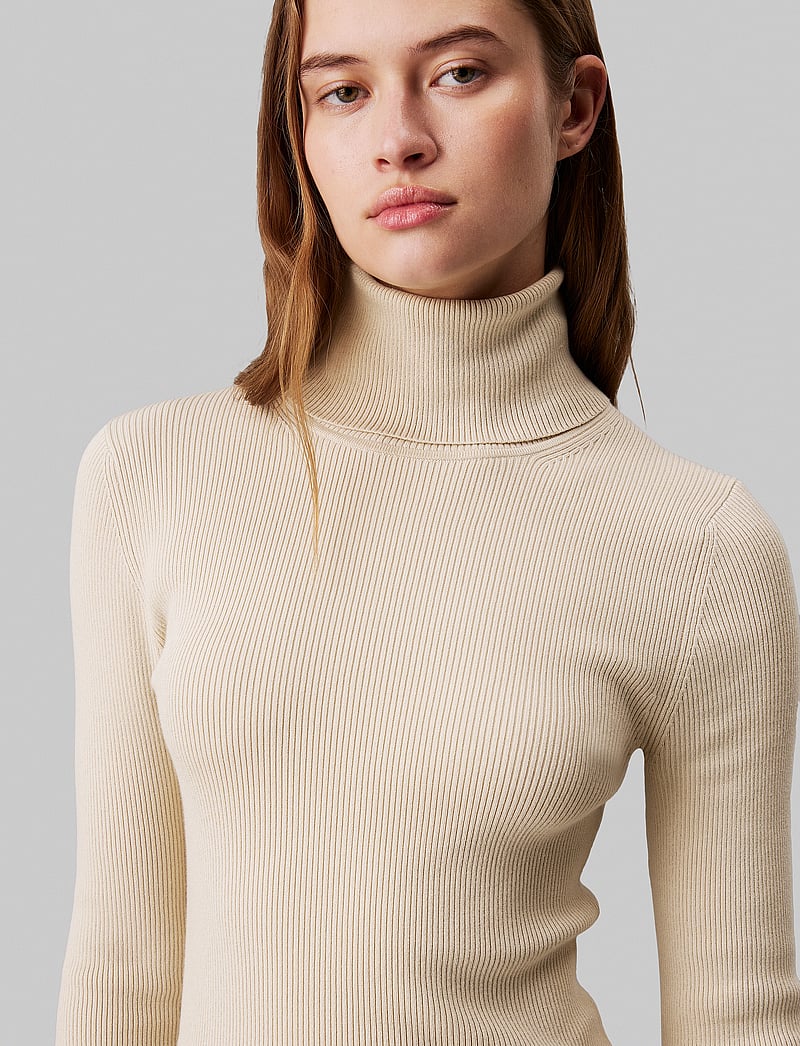 Calvin Klein Jeans Woven Label Tight Sweater Dress