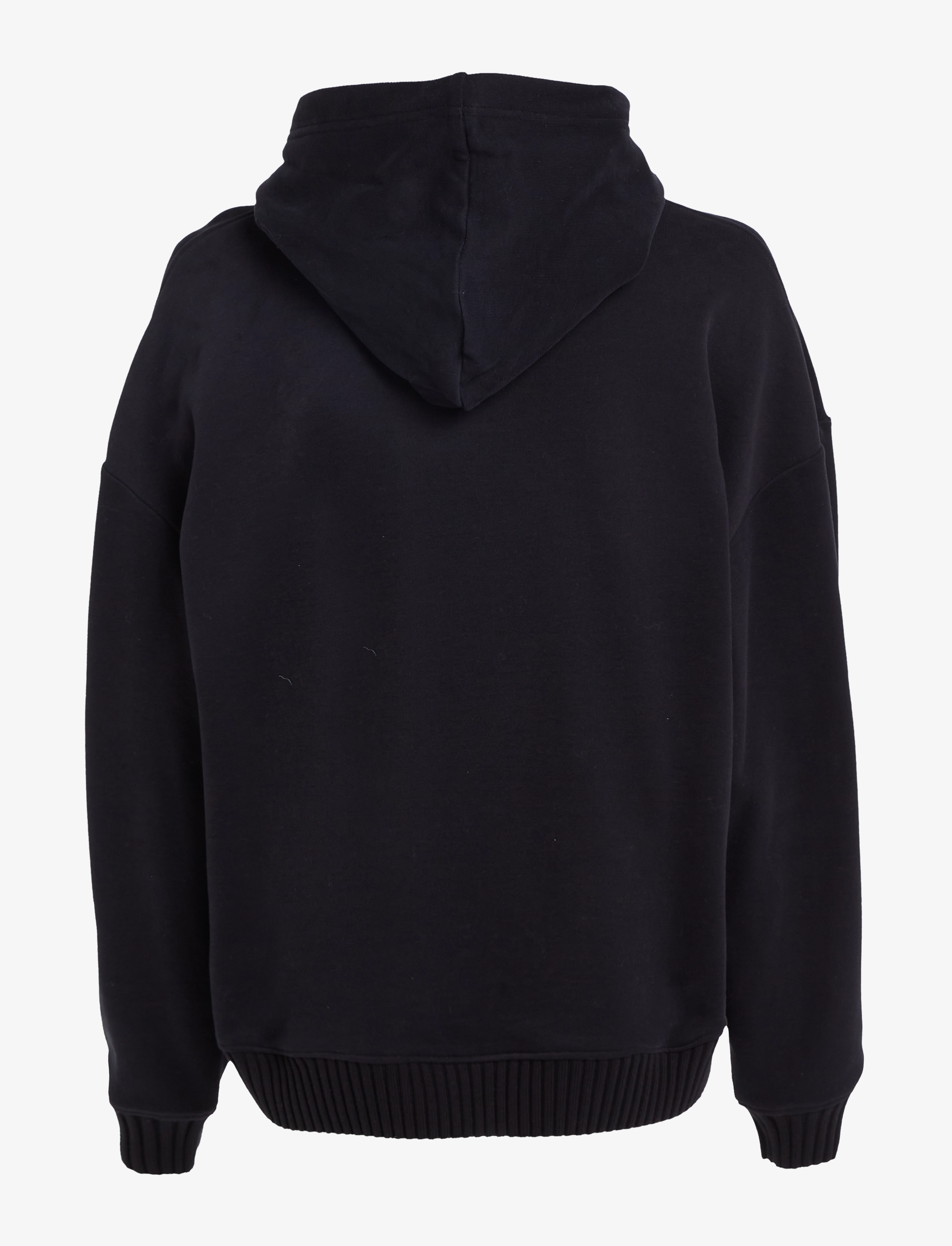 Calvin Klein Jeans - WOVEN LABEL PEACHED HOODIE - ck black - 4