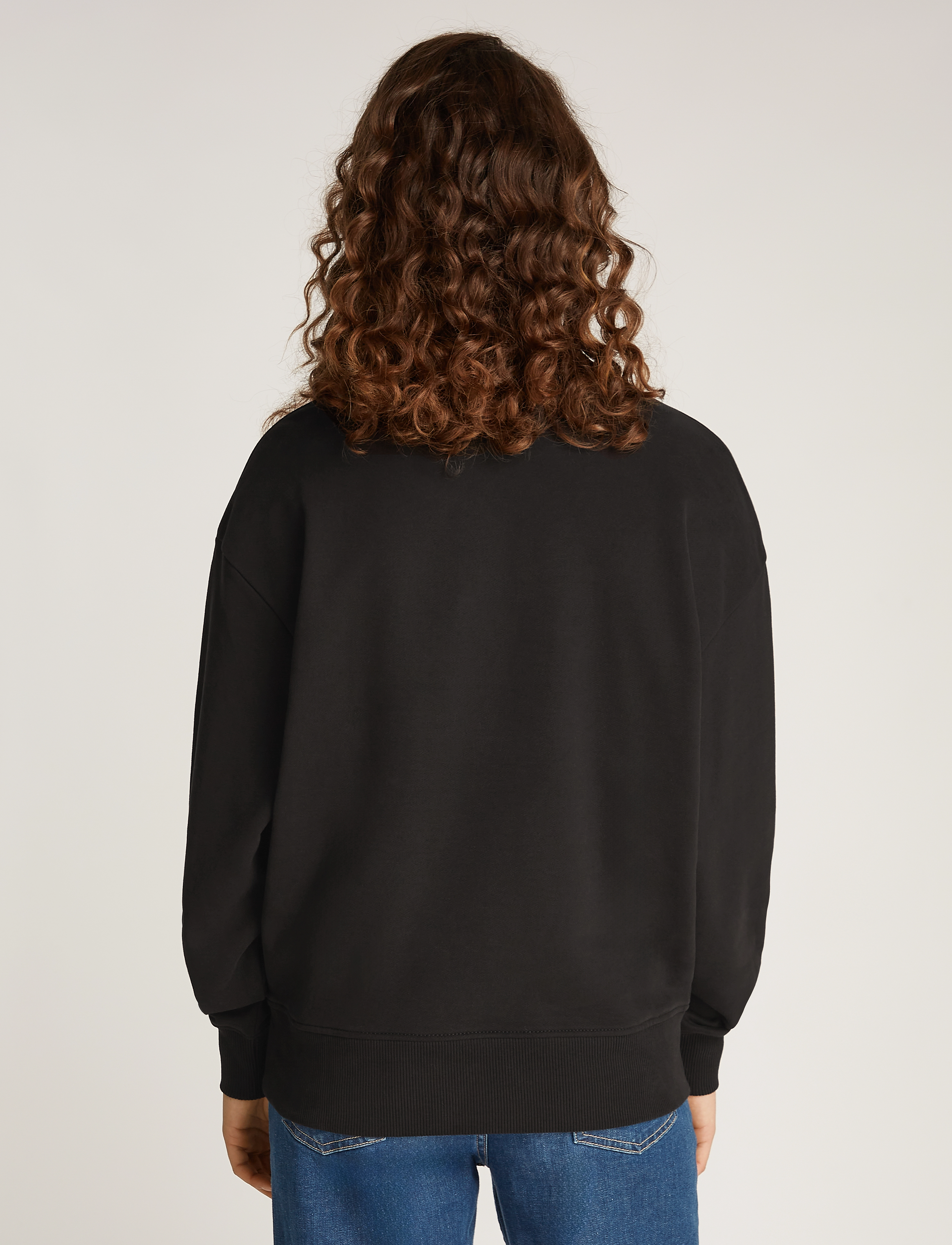 Calvin Klein Jeans - TEXTURED MONOLOGO CREWNECK - ck black - 5