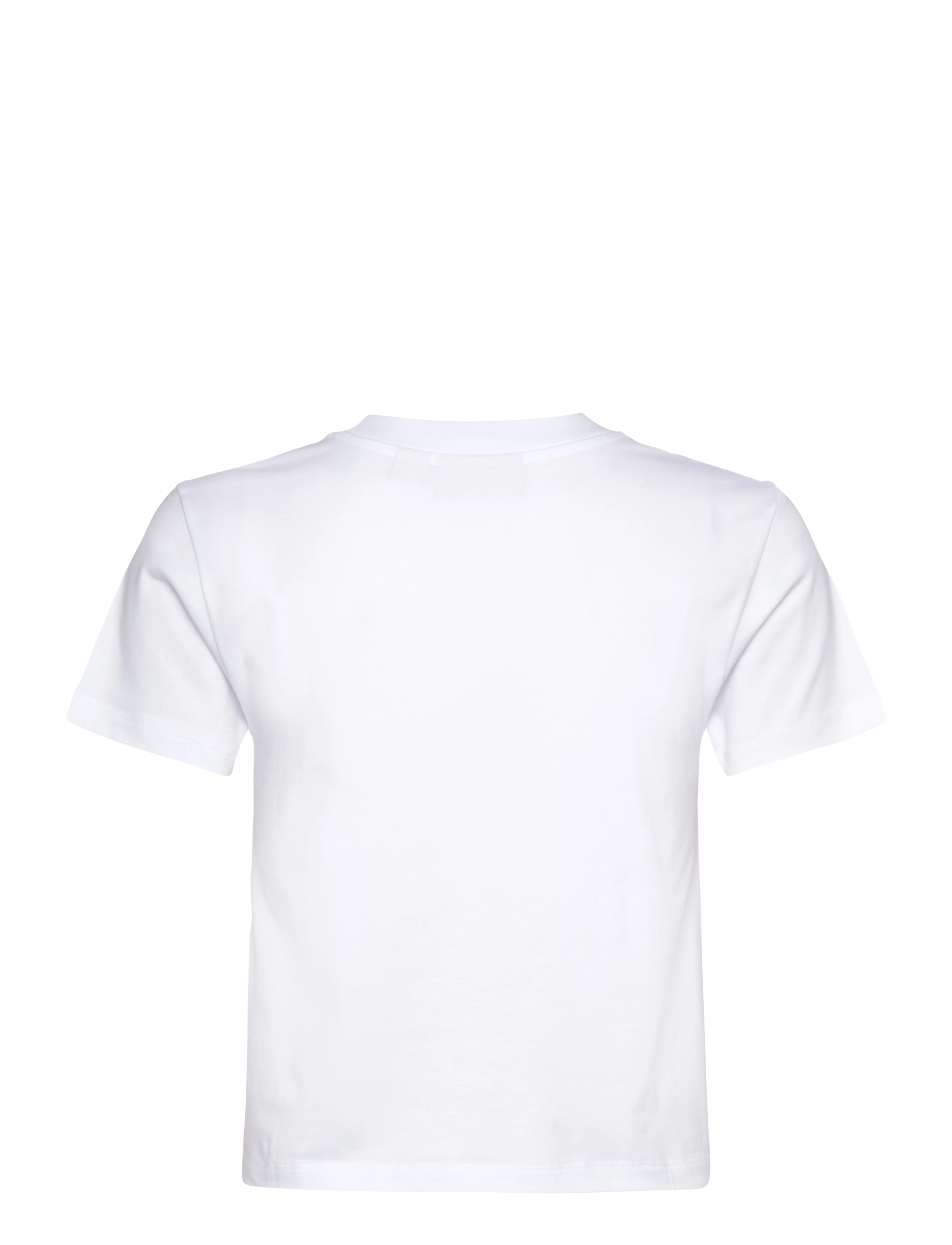Calvin Klein Jeans - WOVEN LABEL PEACHED BABY TEE - bright white - 2