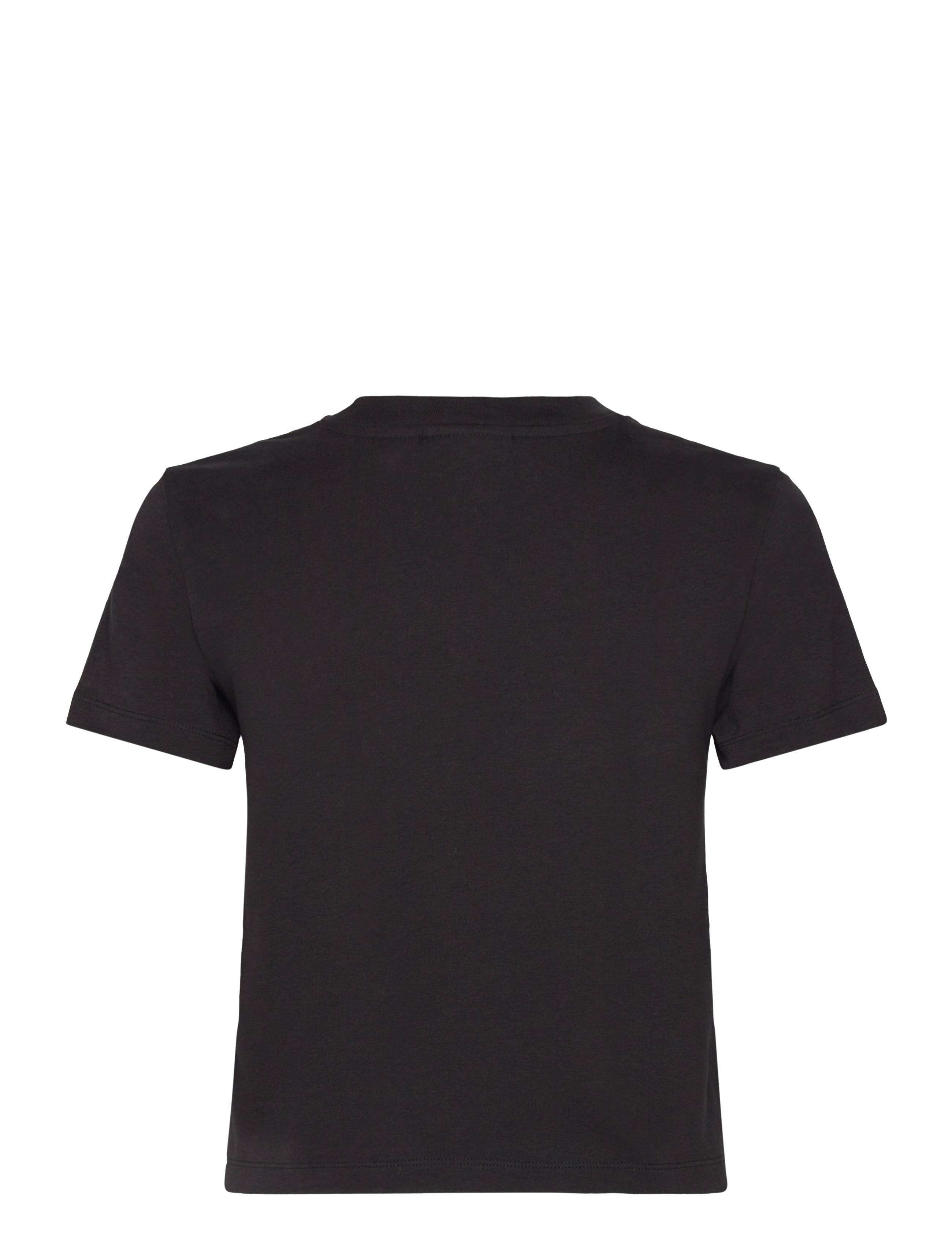 Calvin Klein Jeans - WOVEN LABEL PEACHED BABY TEE - ck black - 2