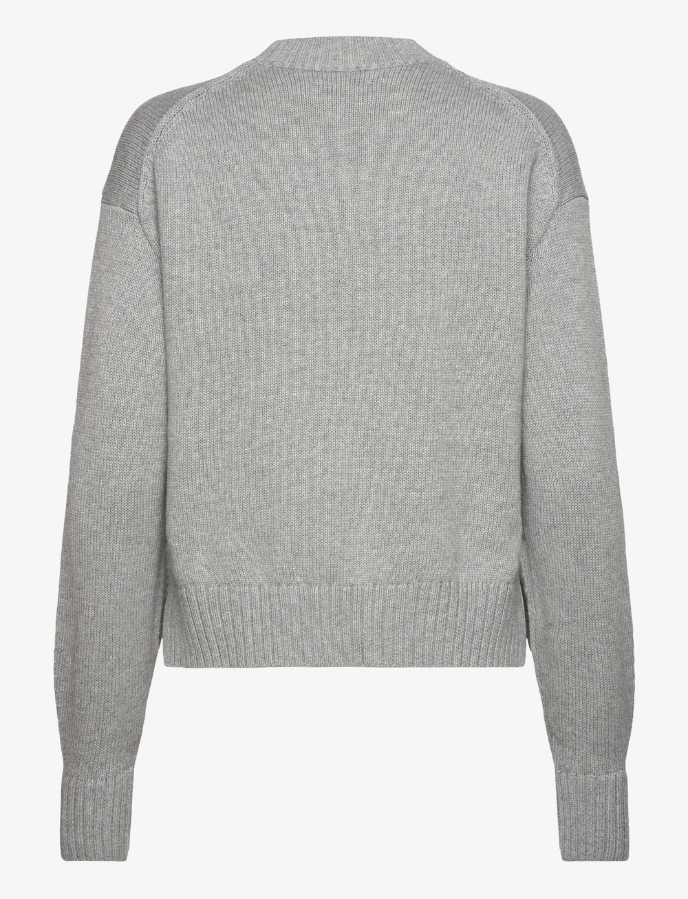 Calvin Klein Jeans - CK INTARSIA LOOSE SWEATER - striktrøjer - grey heather - 2