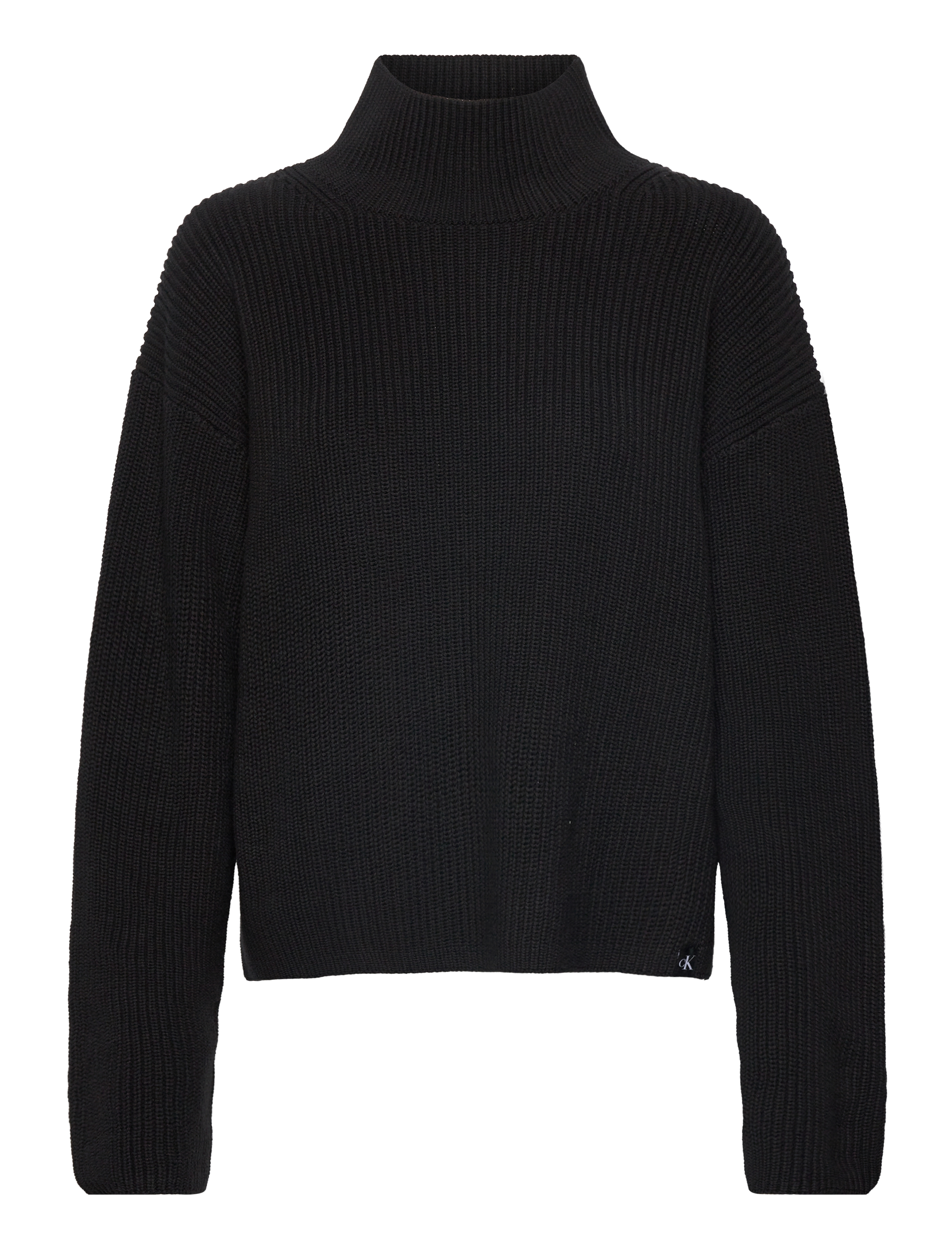 Calvin Klein Jeans - CHUNKY LOOSE HIGH NECK SWEATER - ck black - 1