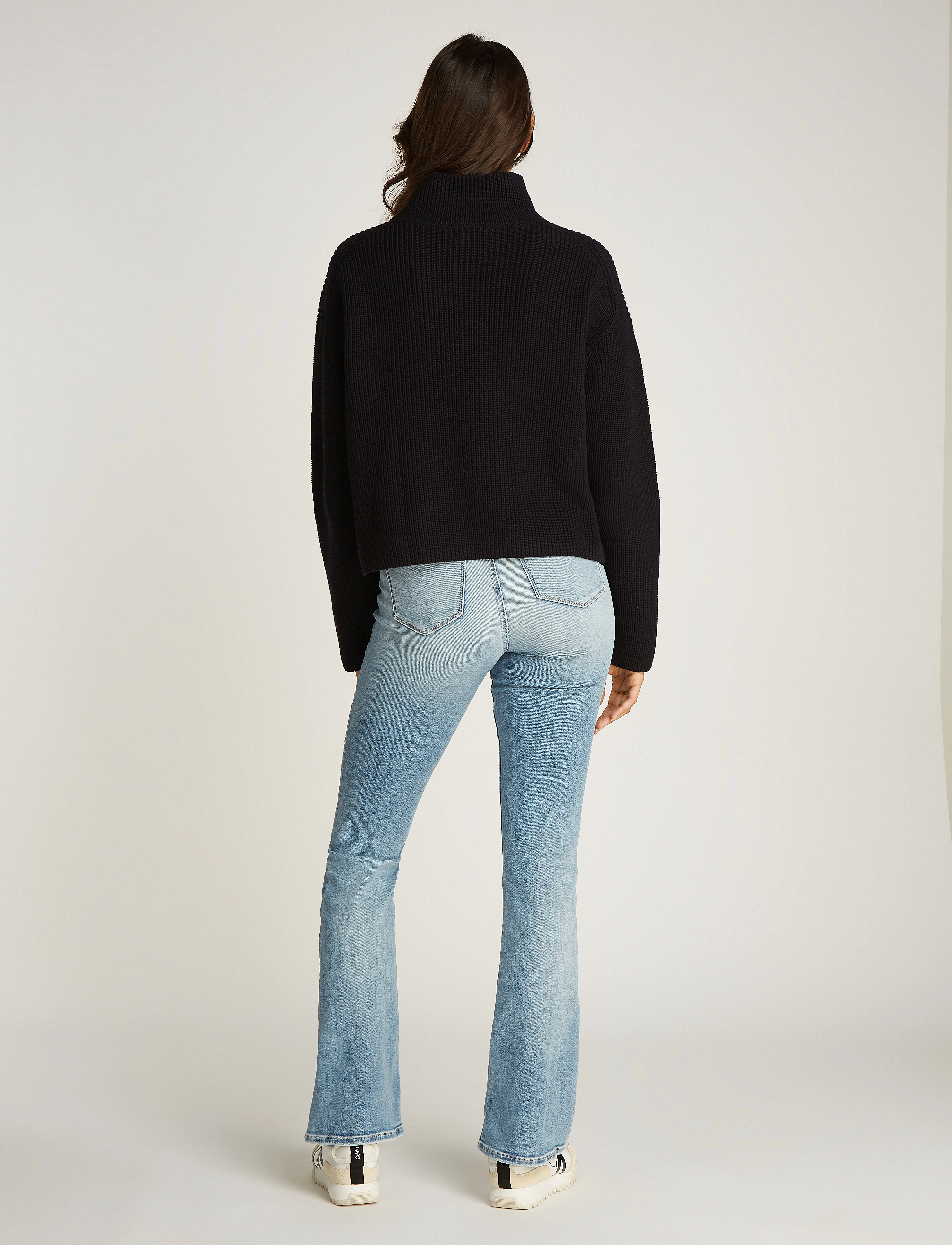 Calvin Klein Jeans - CHUNKY LOOSE HIGH NECK SWEATER - ck black - 3
