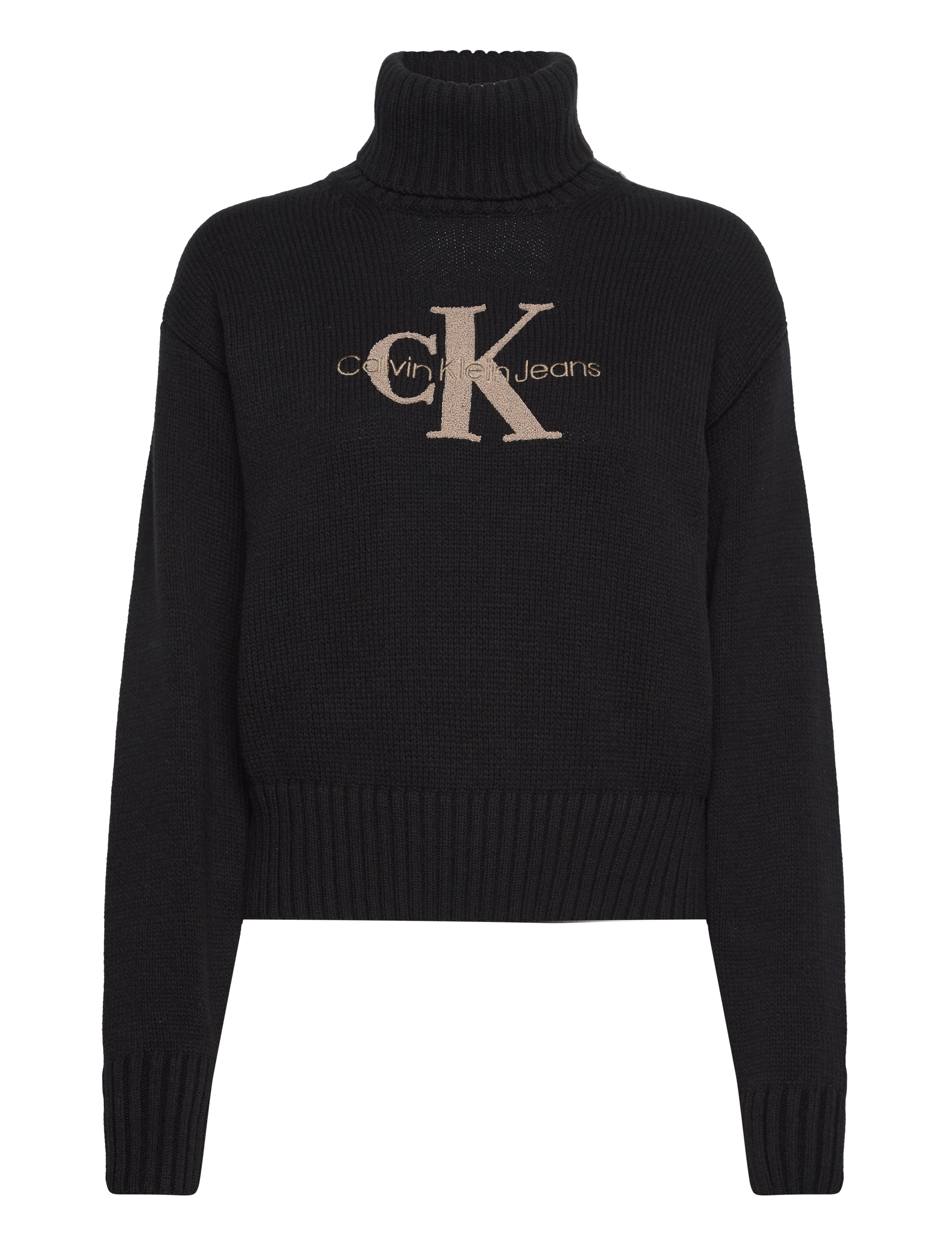 Calvin Klein Jeans - CHENILLE MONOLOGO SWEATER - ck black - 1
