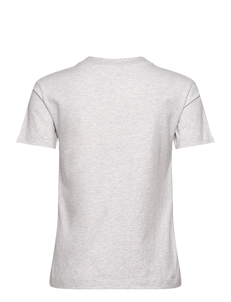 Calvin Klein Jeans - CHENILLE MONOLOGO REGULAR TEE - t-shirts - ivory grey heather - 2