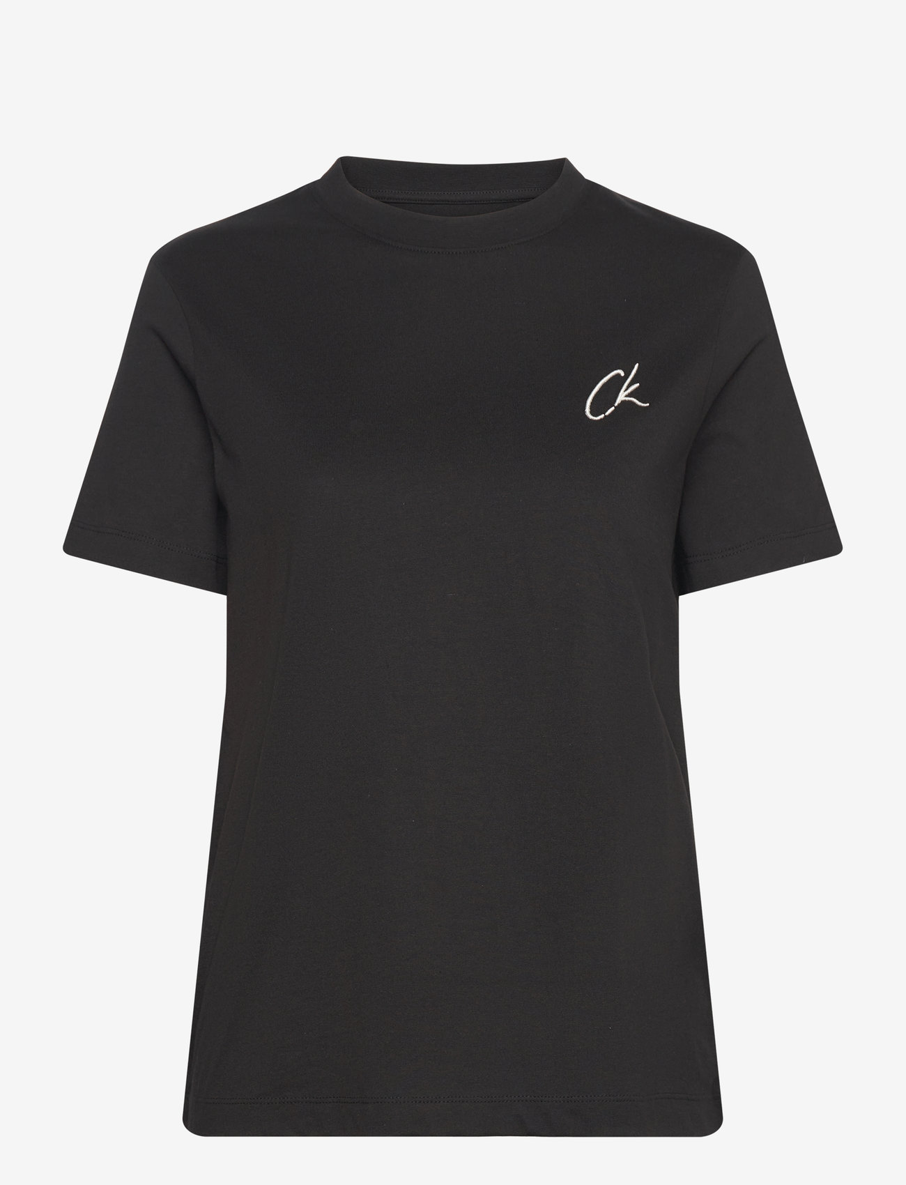 Calvin Klein Jeans - EMBROIDERED CK REGULAR TEE - ck black - 1