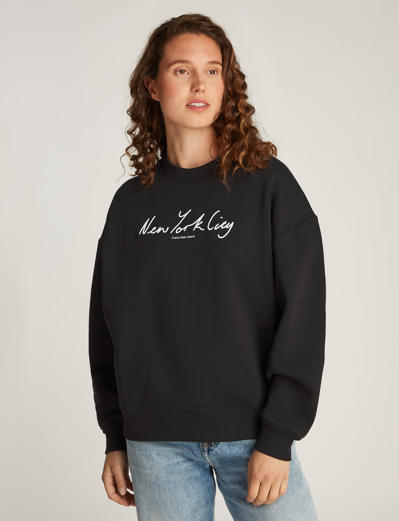 Calvin Klein Jeans Embroidered Nyc Relaxed Cn (CKJJ20J224442