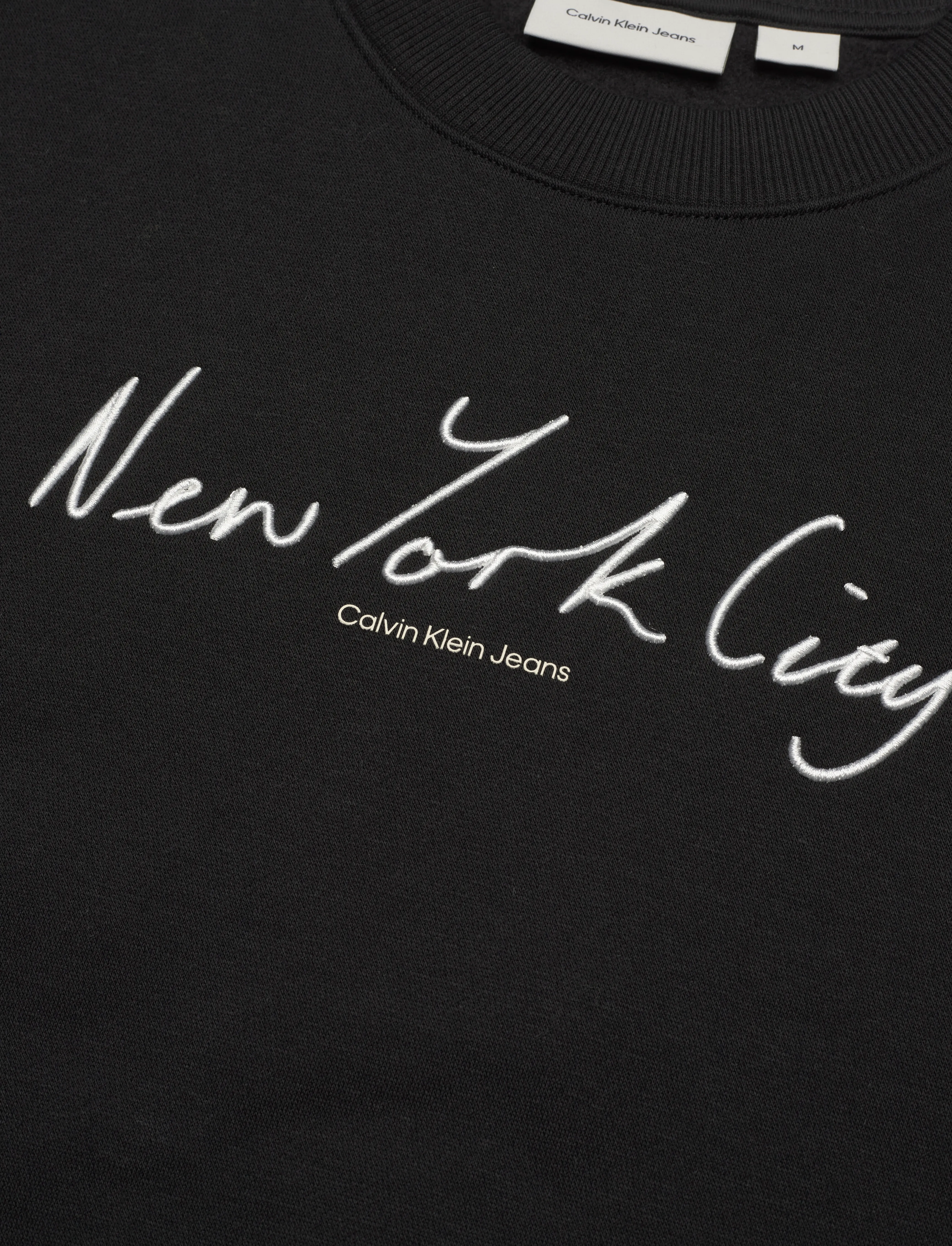 Calvin Klein Jeans - EMBROIDERED NYC RELAXED CN - ck black - 4