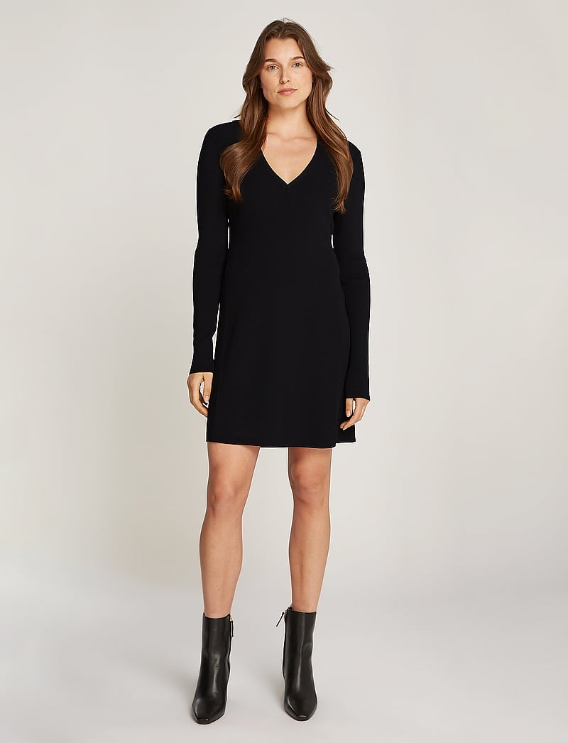 Calvin Klein Jeans V-neck Rayon Sweater Dress (CKJJ20J224462