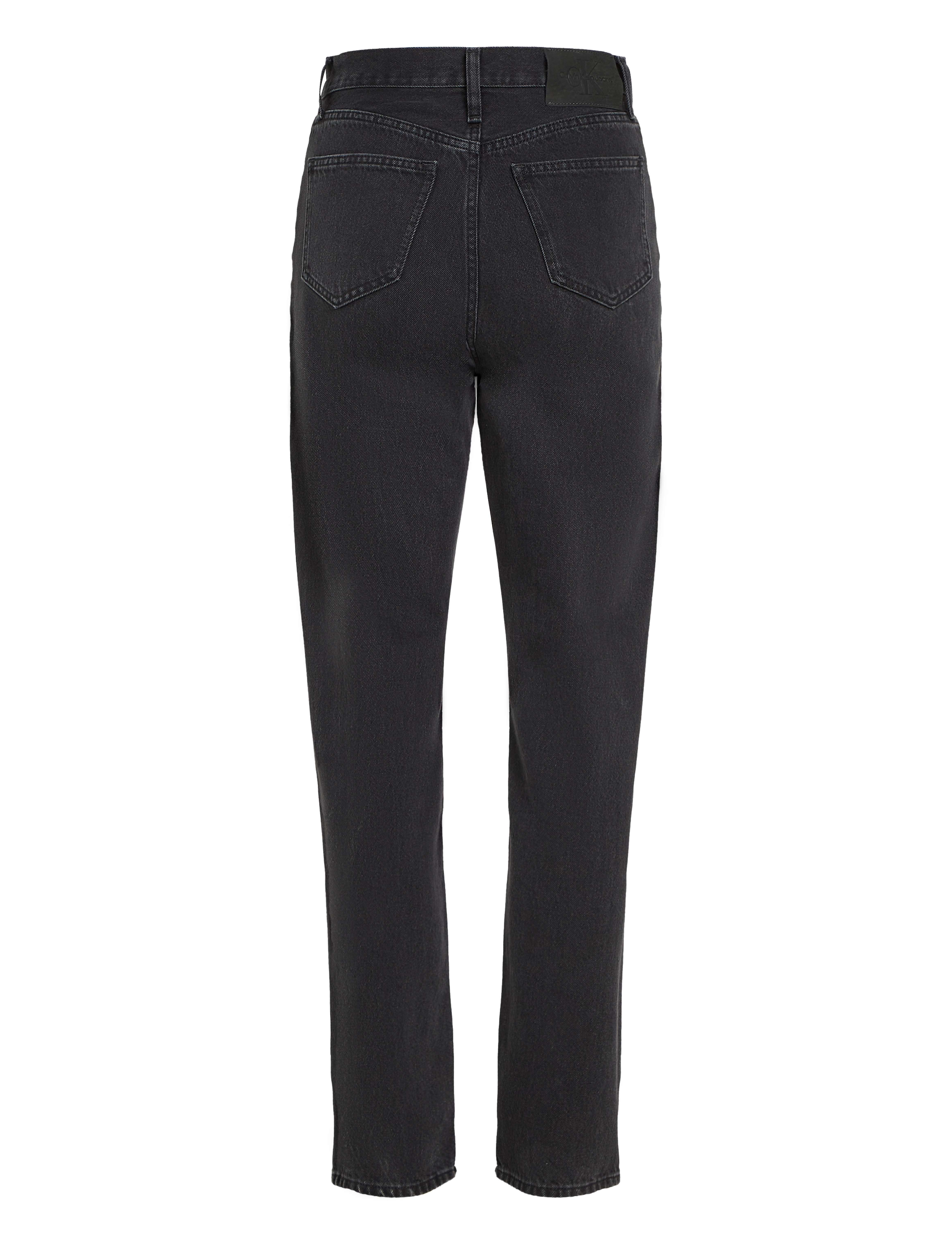Calvin Klein Jeans - HIGH RISE STRAIGHT - denim black - 4