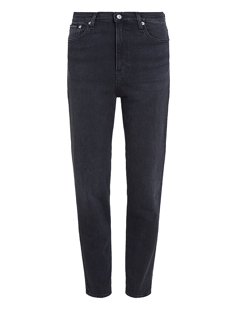 Calvin Klein Jeans - MOM JEAN - tapered jeans - denim black - 1
