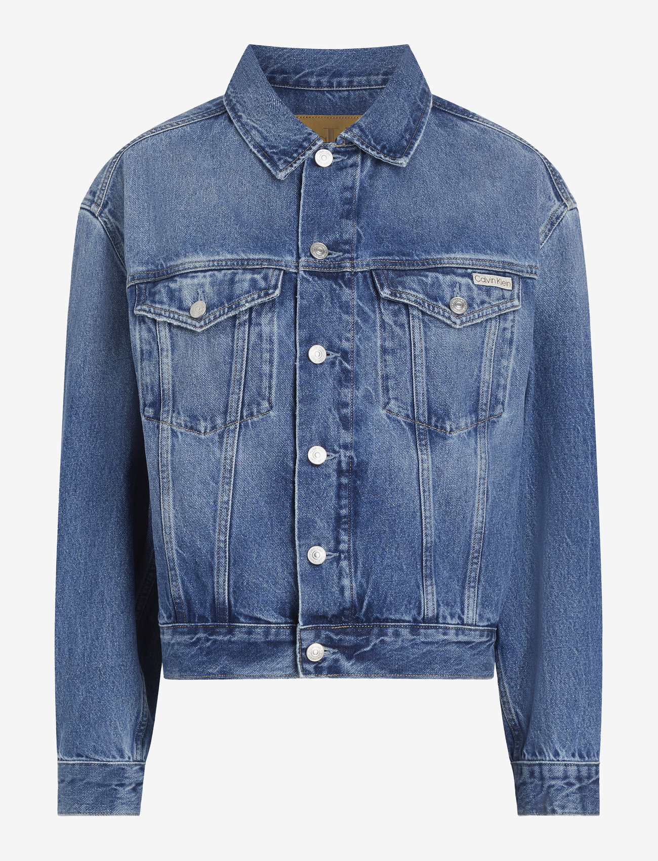 Calvin Klein Jeans Boxy Denim Jacket Buy Denim jackets from  Calvin Klein Jeans online at Fast delivery and easy returns