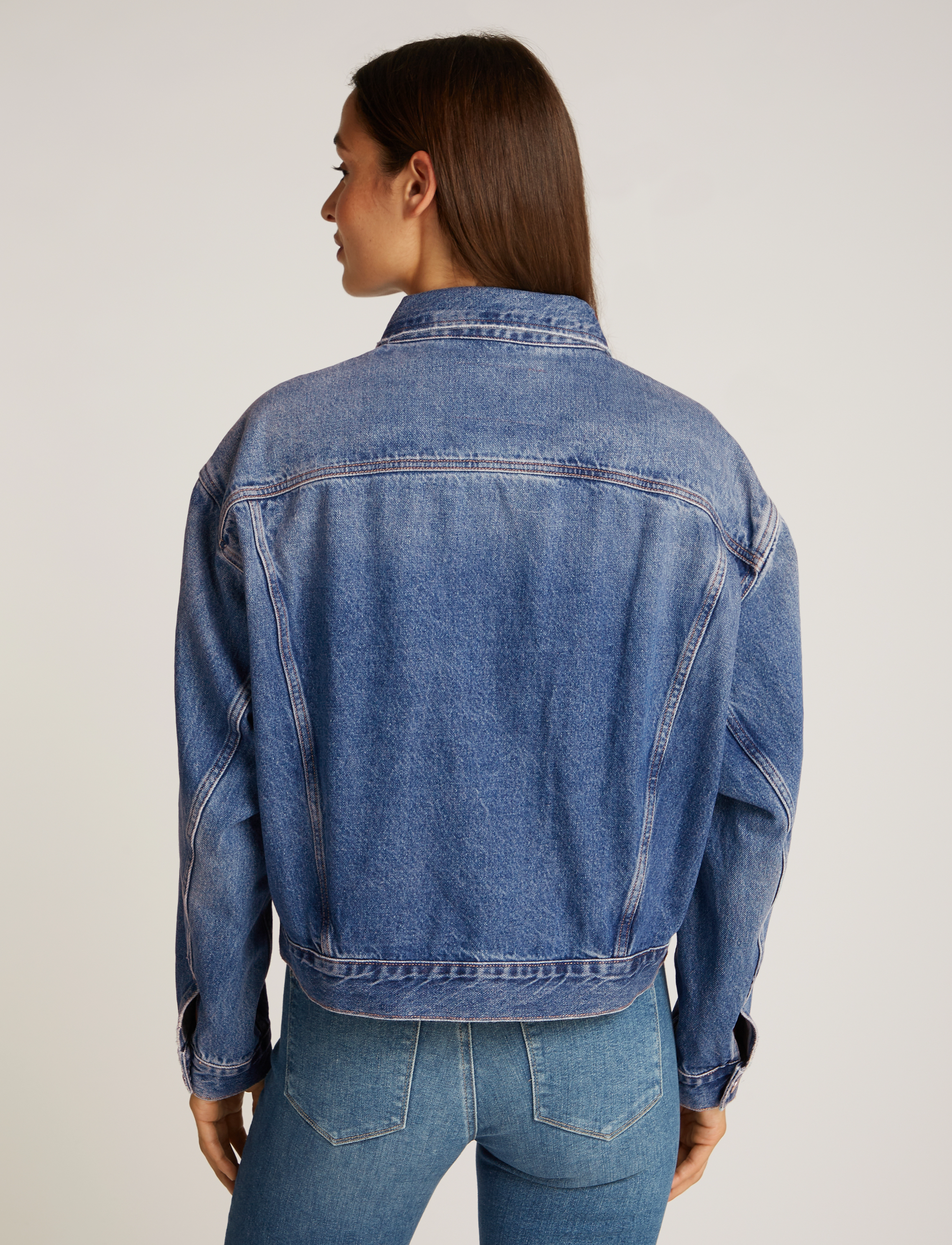 Calvin Klein Jeans - BOXY DENIM JACKET - denim light - 2