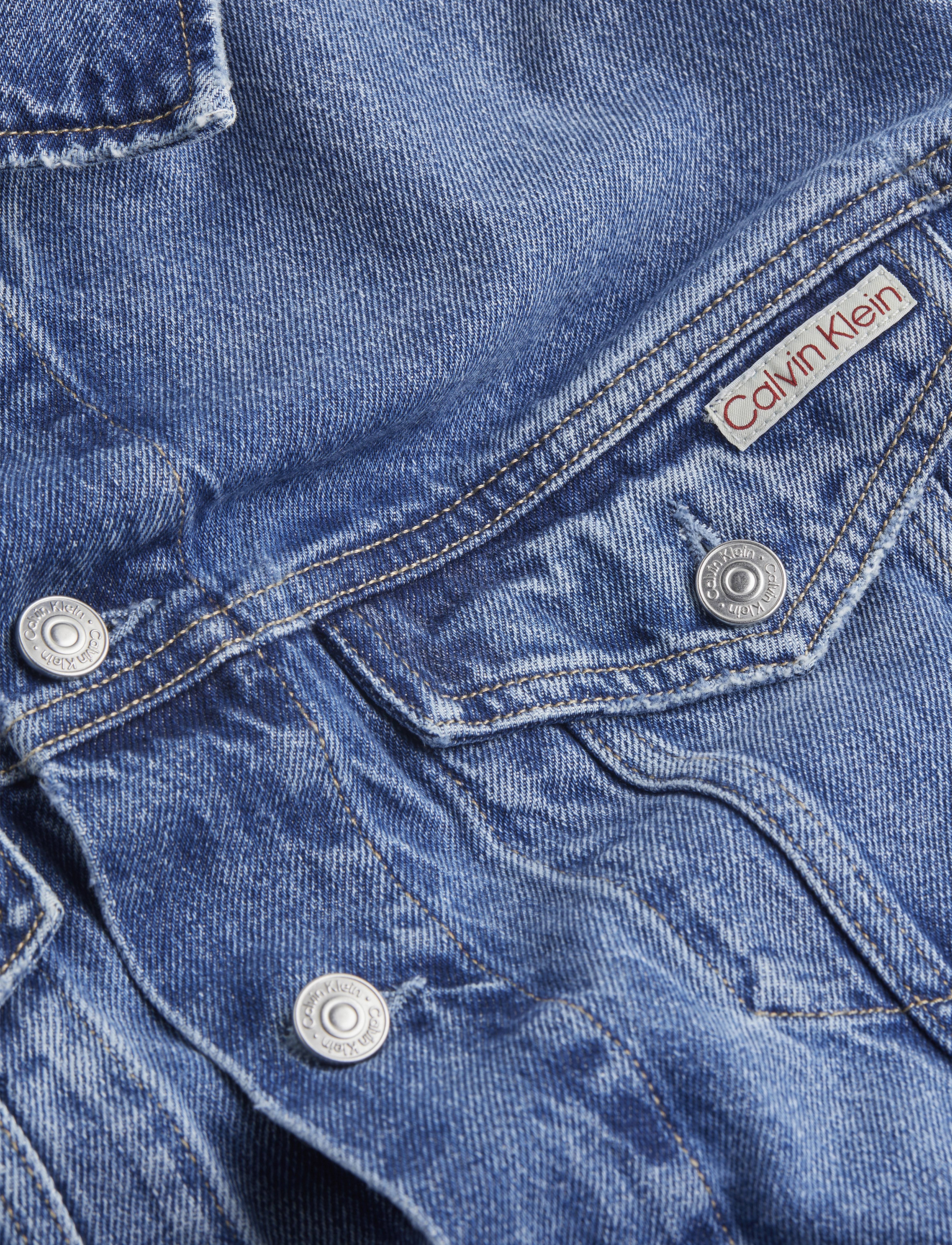 Calvin Klein Jeans - BOXY DENIM JACKET - denim light - 4