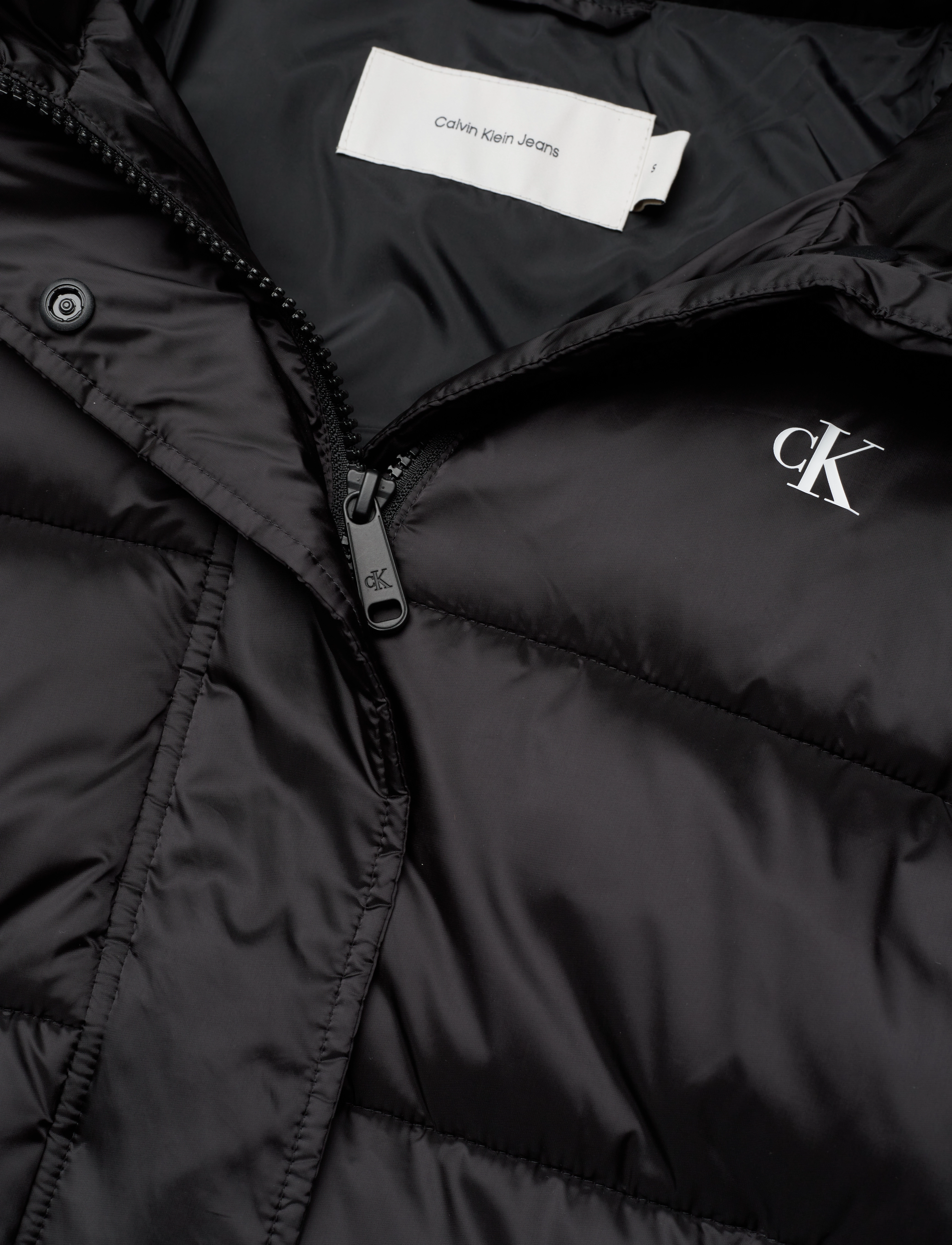 Calvin Klein Jeans - SHINY MONOLOGO ND SHORT PUFFER - ck black - 2