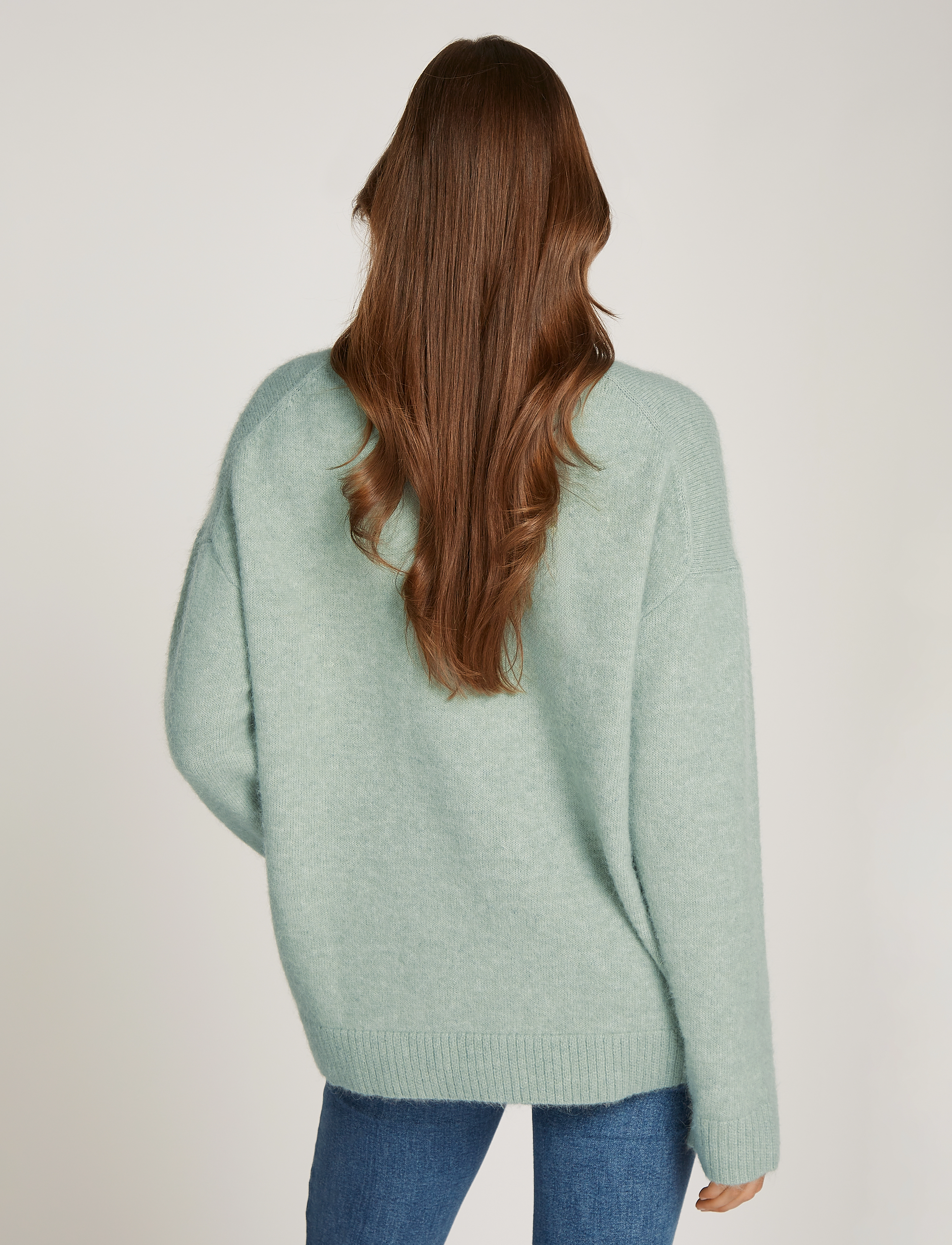 Calvin Klein Jeans - TEXTURED LOOSE SWEATER - jadeite - 4