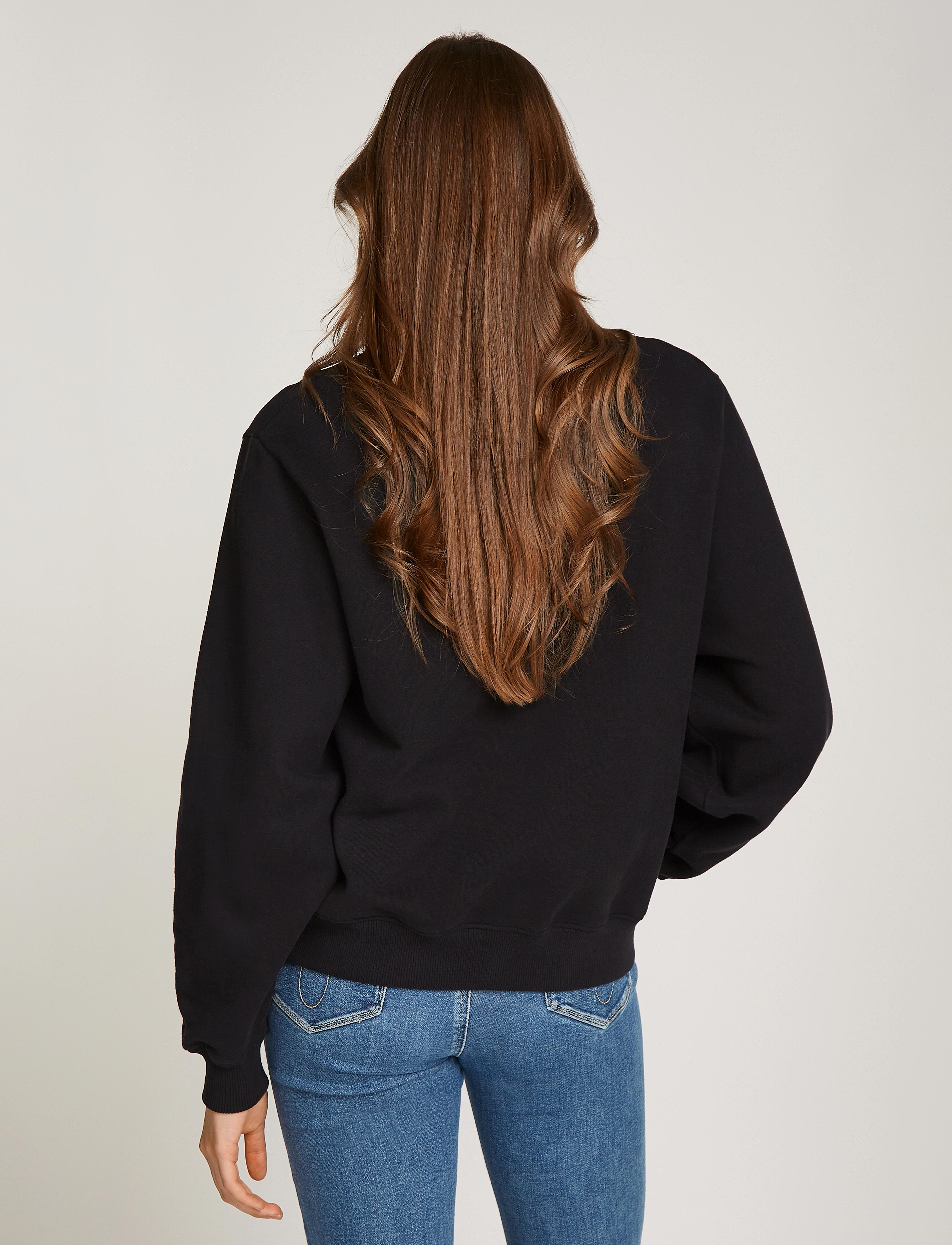 Calvin Klein Jeans - CHENILLE MONOLOGO CREWNECK - ck black - 5