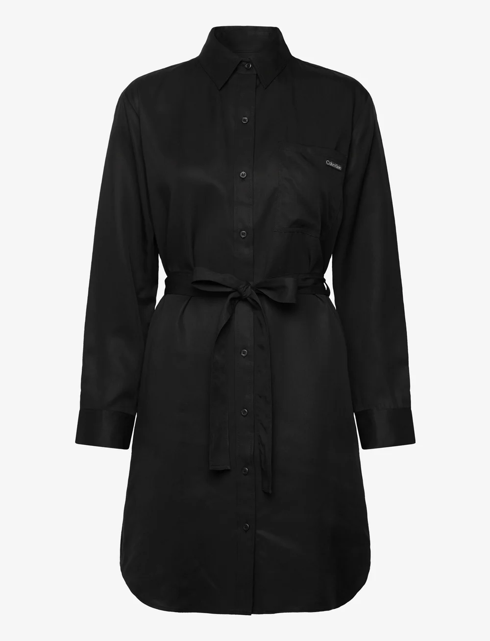 Calvin Klein Jeans - LYOCELL SHIRT DRESS - skjortklänningar - ck black - 1