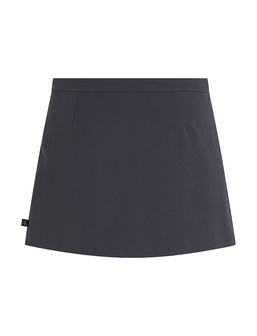 Calvin Klein Jeans - WRAP SKIRT - slå-om-nederdele - india ink - 4