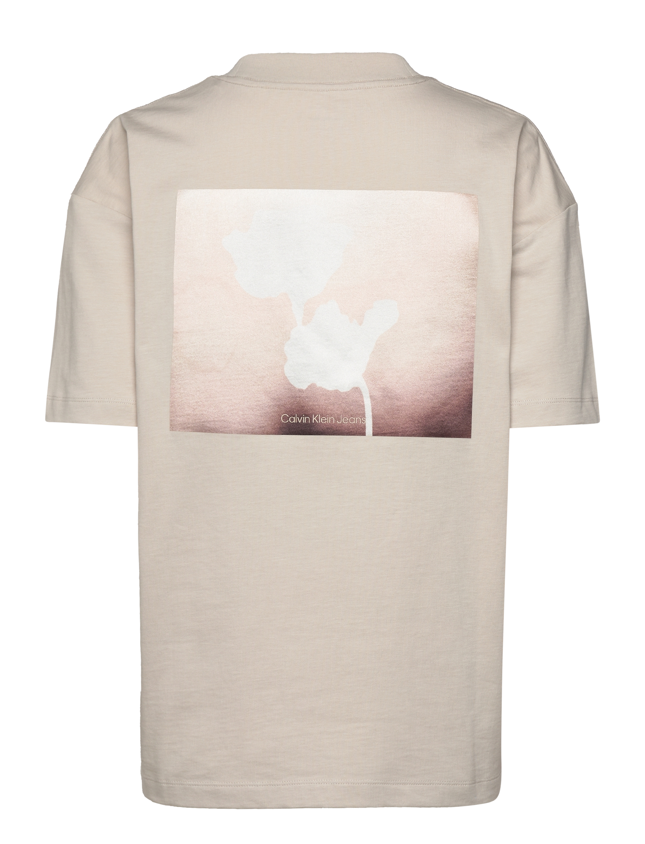 Calvin Klein Jeans - BACK GRAPHIC BOYFRIEND TEE - moonbeam - 2