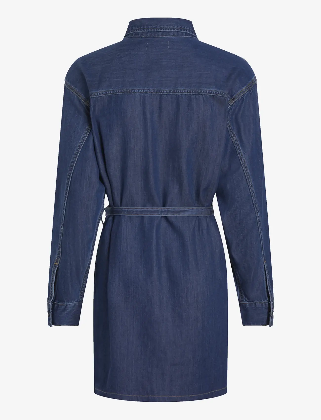 Calvin Klein Jeans - LYOCELL BELTED DENIM SHIRT DRESS - robes chemises - denim mid - 2
