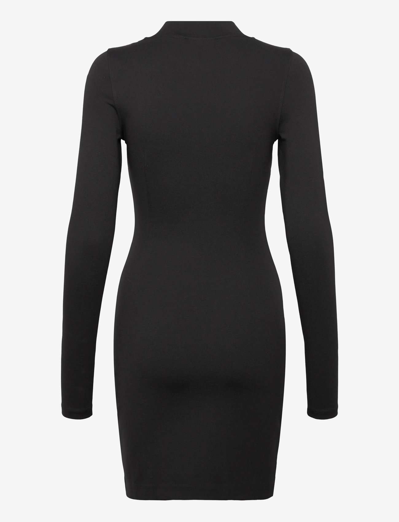 Calvin Klein Jeans - LOGO ELASTIC MILANO DRESS - kurze kleider - ck black - 1