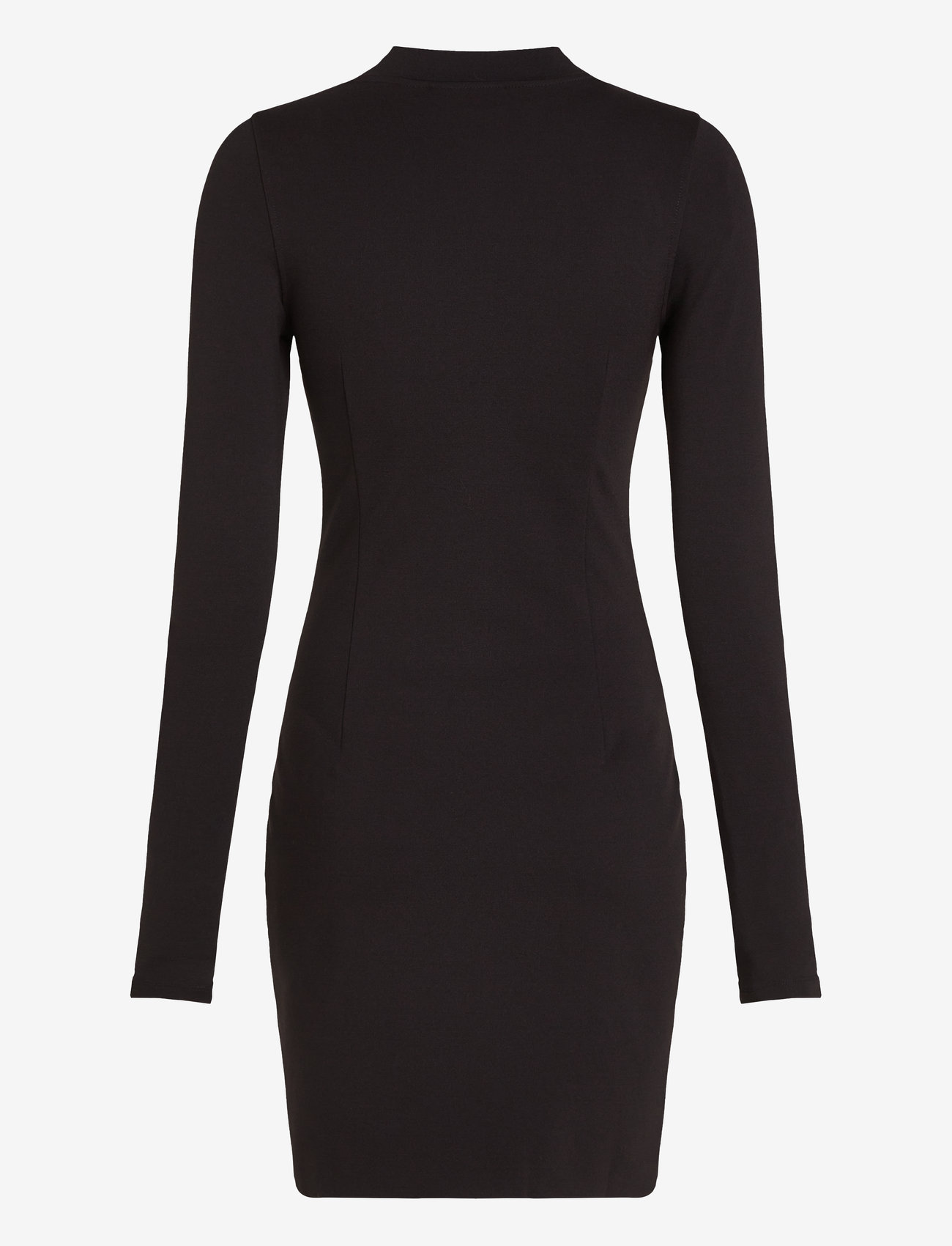 Calvin Klein Jeans - LOGO ELASTIC MILANO DRESS - kurze kleider - ck black - 5