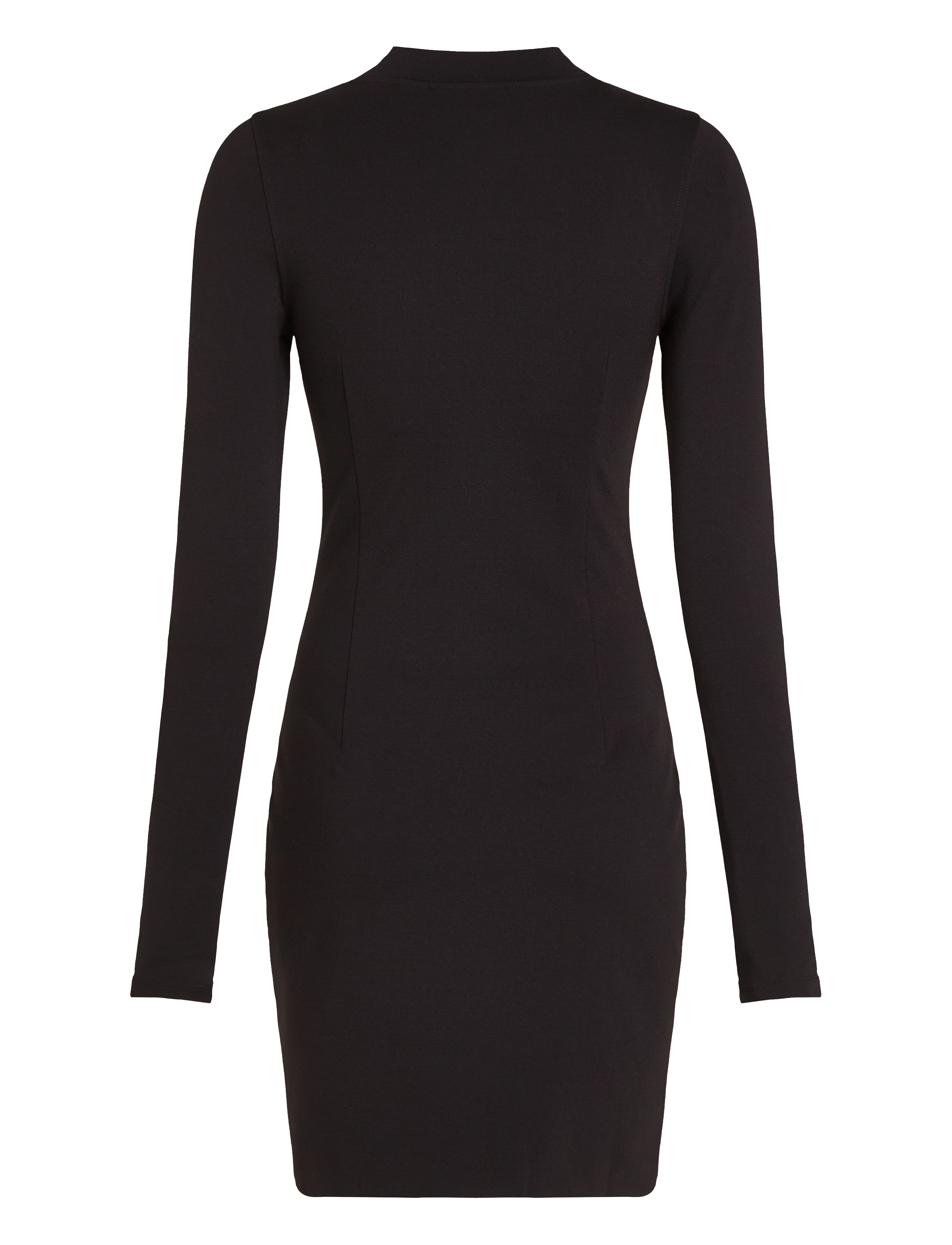 Calvin Klein Jeans - LOGO ELASTIC MILANO DRESS - kurze kleider - ck black - 5