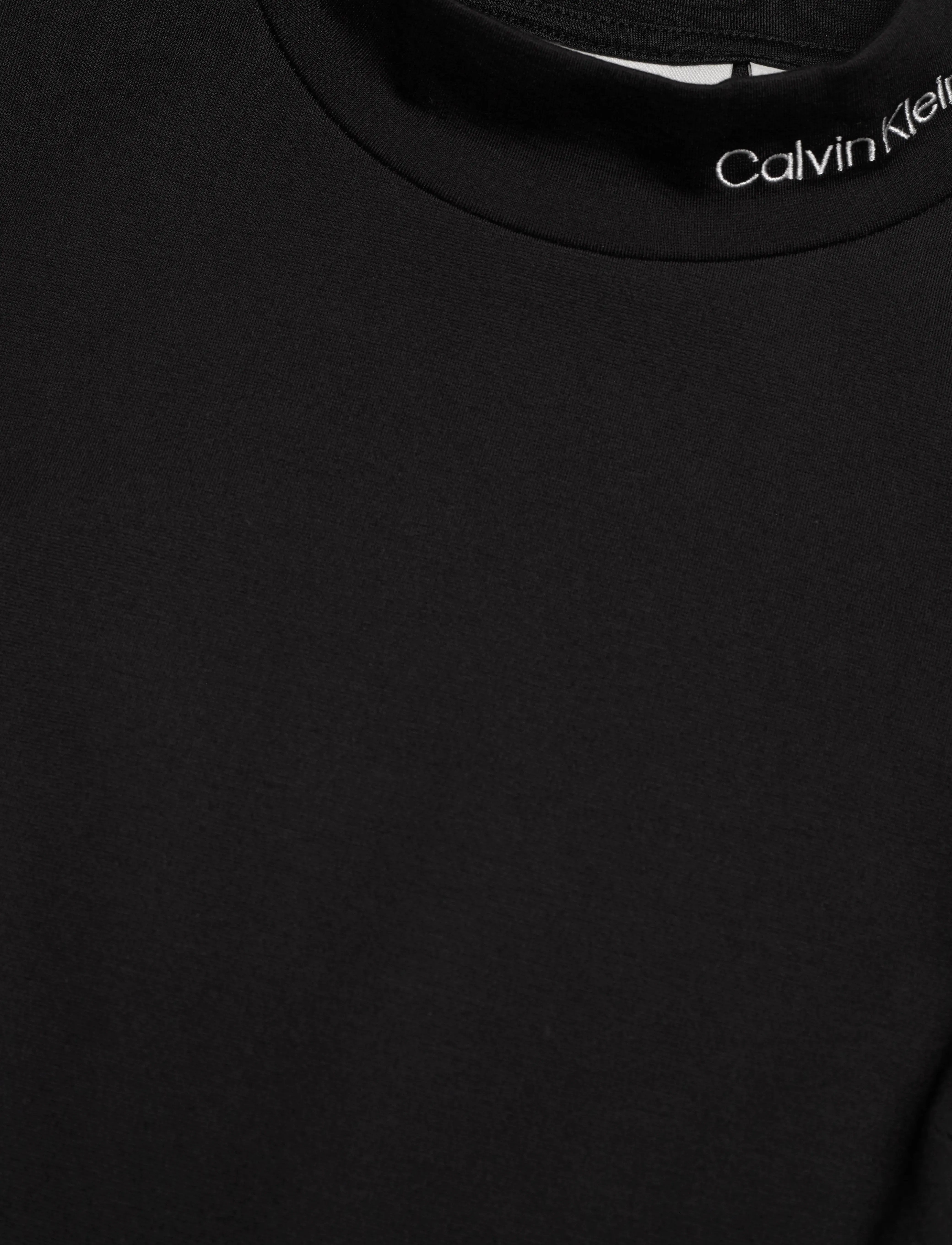 Calvin Klein Jeans - LOGO ELASTIC MILANO DRESS - kurze kleider - ck black - 4