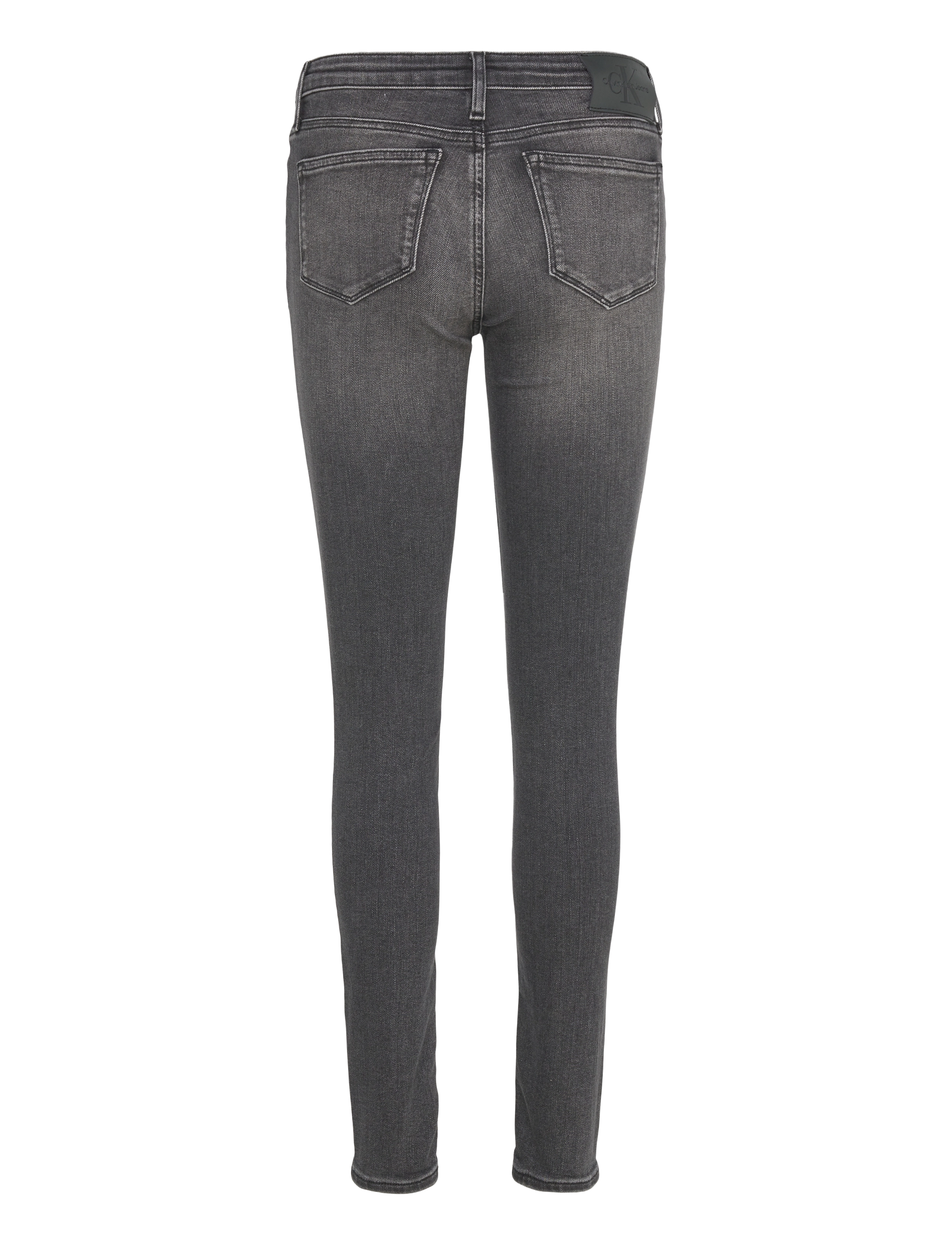 Calvin Klein Jeans - MID RISE SKINNY - denim black - 2