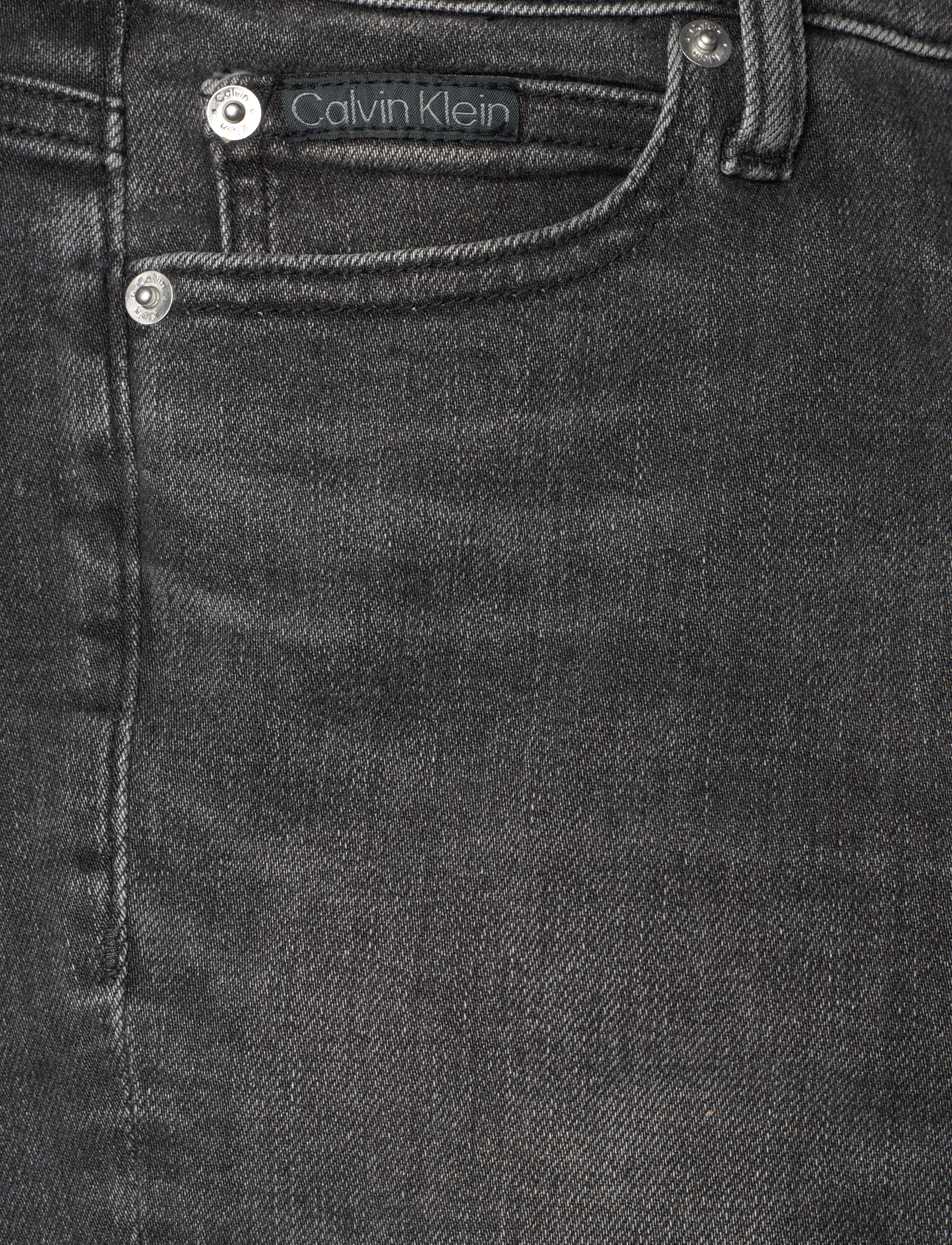 Calvin Klein Jeans - MID RISE SKINNY - denim black - 4