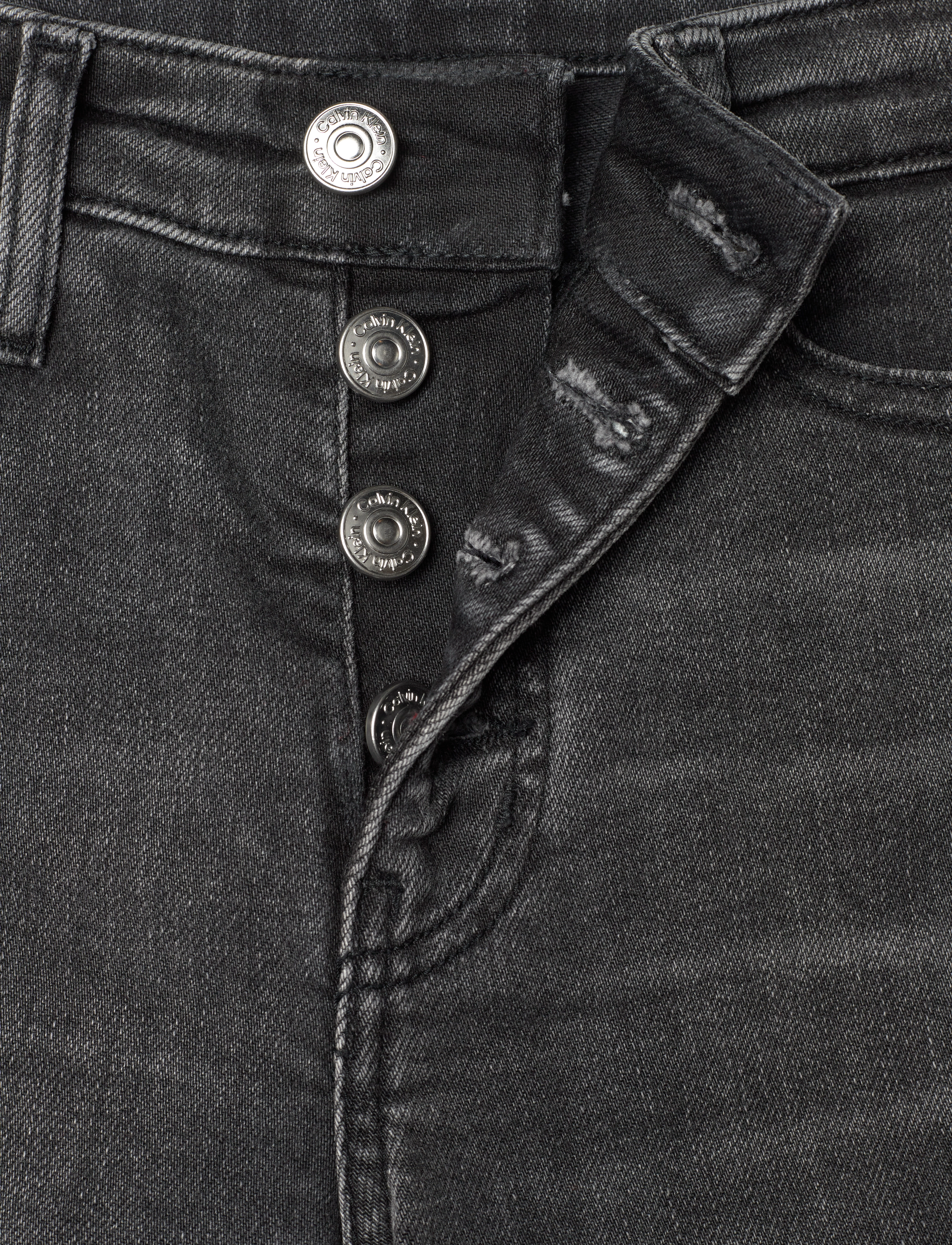 Calvin Klein Jeans - MID RISE SKINNY - denim black - 5