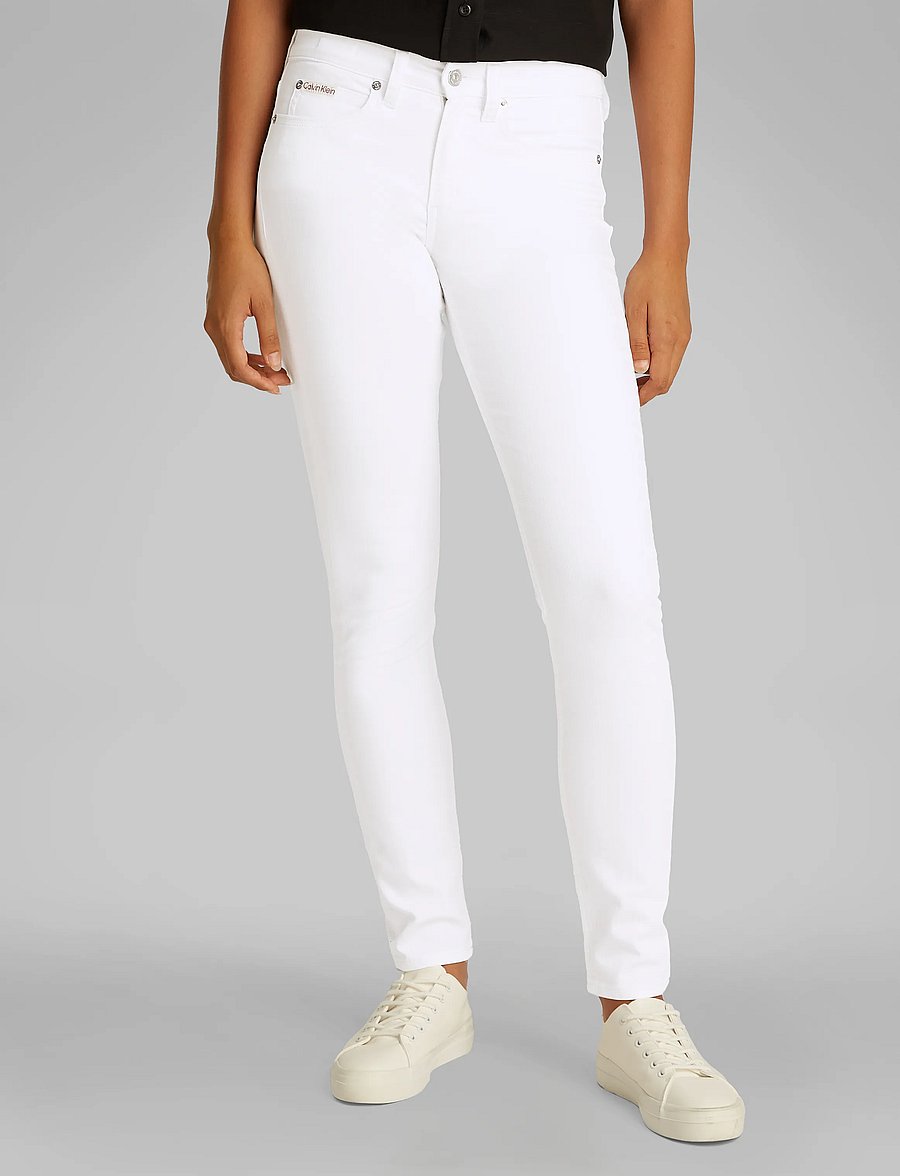 Calvin Klein Jeans - MID RISE SKINNY - denim light - 3