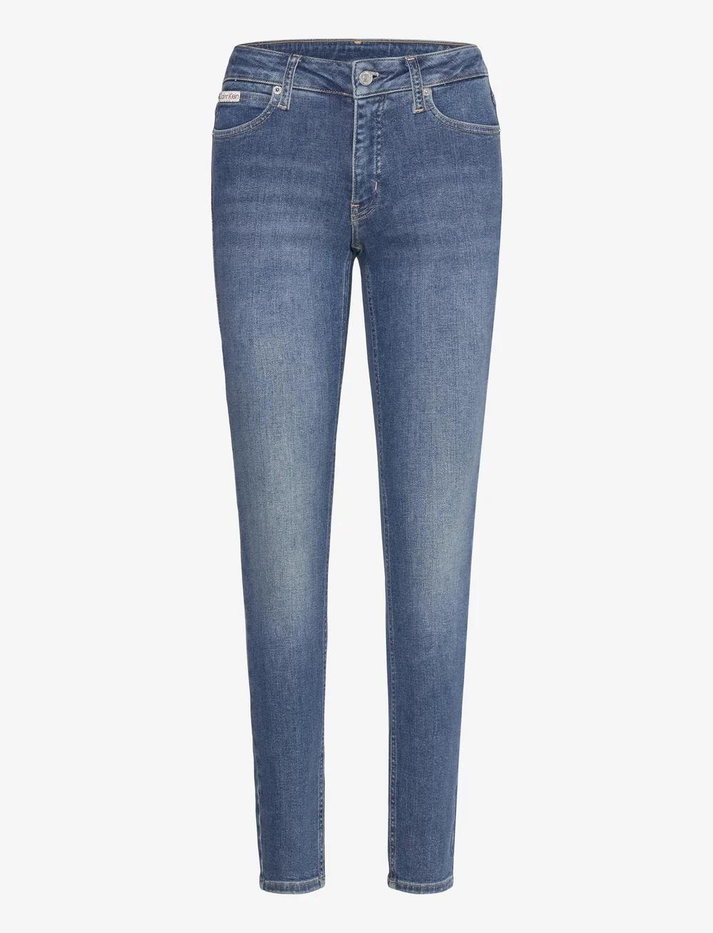 Calvin Klein Jeans - MID RISE SKINNY - liibuvad teksad - denim medium - 1