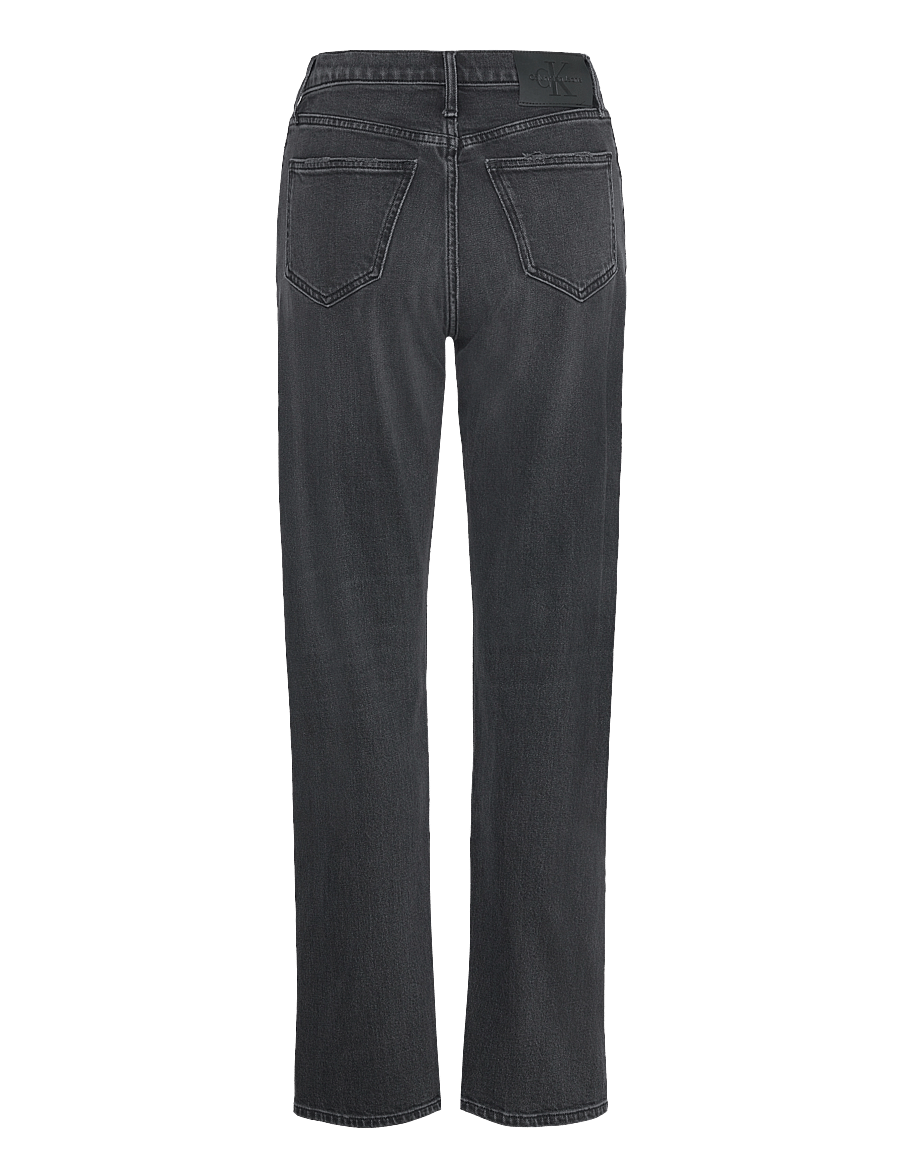 Calvin Klein Jeans - HIGH RISE STRAIGHT - straight jeans - denim black - 2