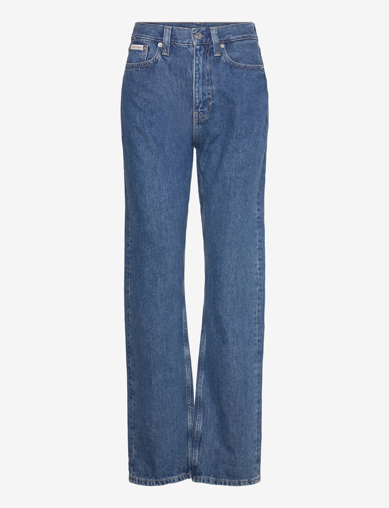 Calvin Klein Jeans - HIGH RISE STRAIGHT - straight jeans - denim medium - 1