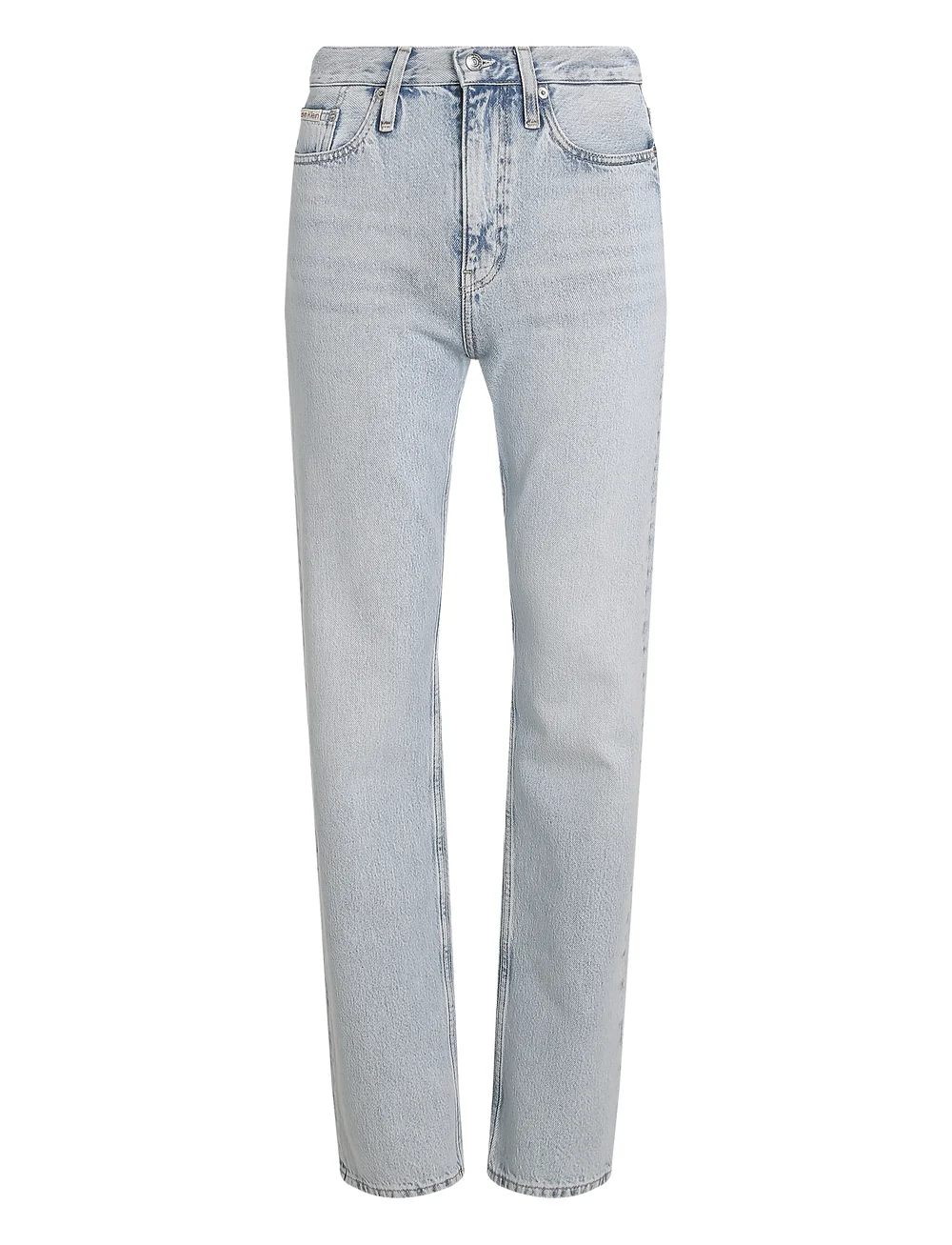 Calvin Klein Jeans - HIGH RISE STRAIGHT - straight jeans - denim light - 1