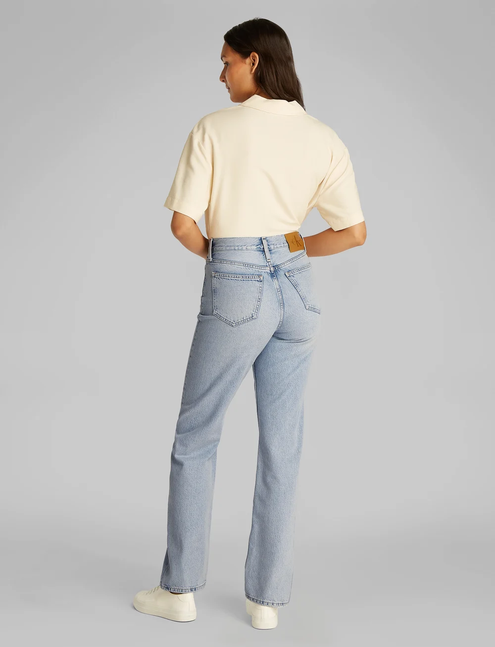 Calvin Klein Jeans - HIGH RISE STRAIGHT - straight jeans - denim light - 2