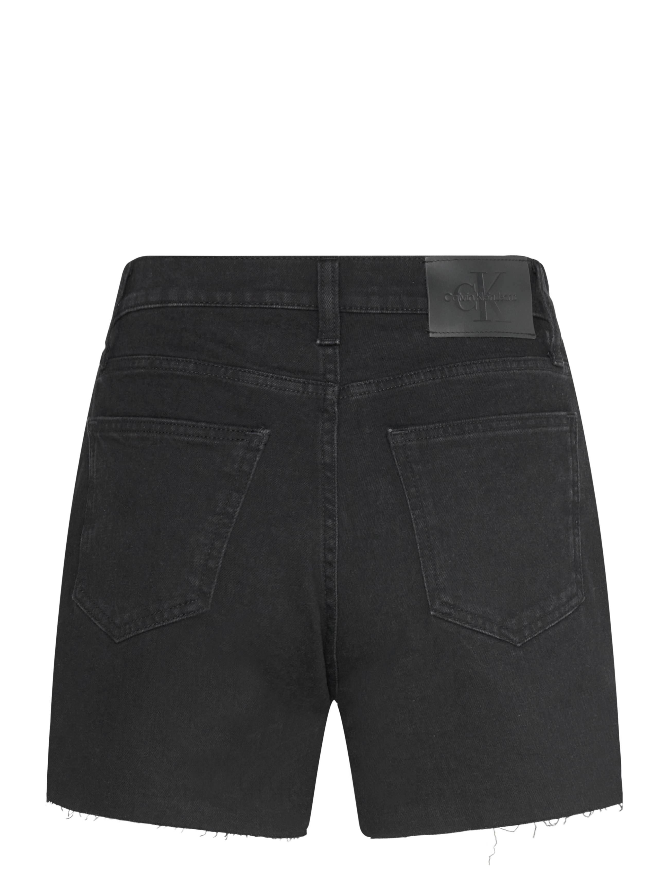 Calvin Klein Jeans - MOM SHORT - jorts - denim black - 1