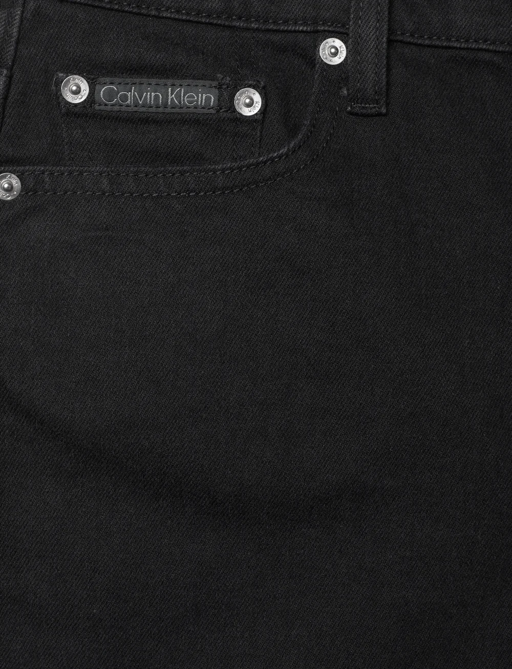 Calvin Klein Jeans - MOM SHORT - jorts - denim black - 3