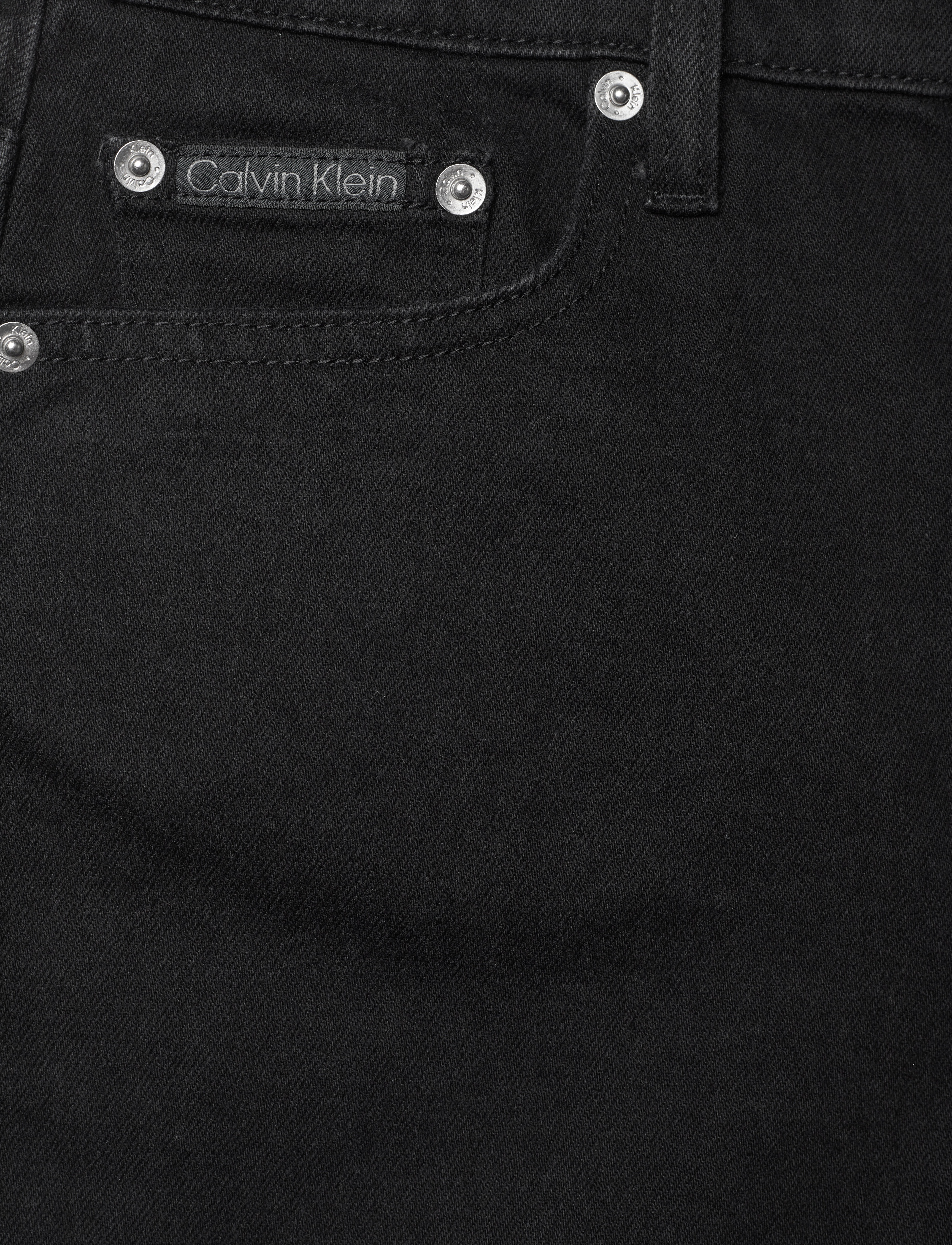 Calvin Klein Jeans - MOM SHORT - jorts - denim black - 3