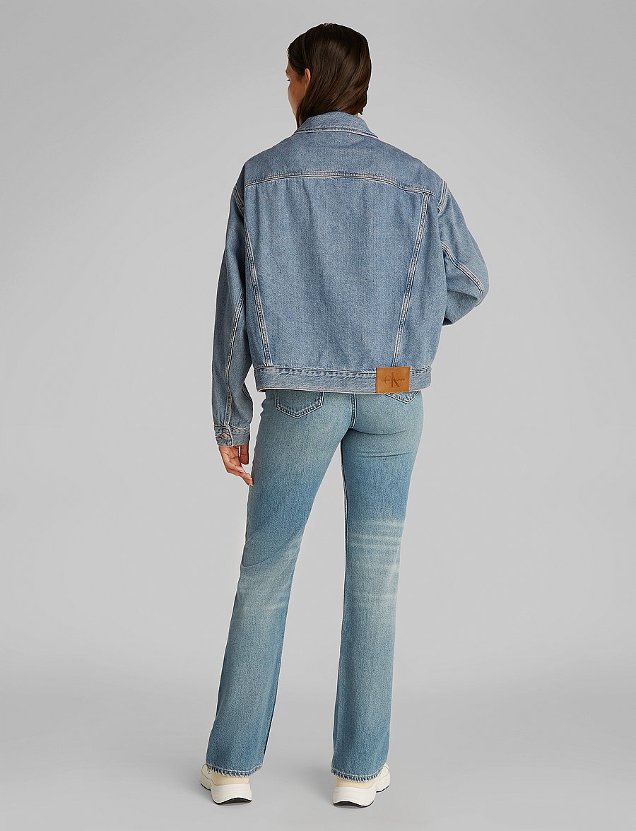 Calvin Klein Jeans - BOXY DENIM JACKET - jeansjacken - denim light - 2