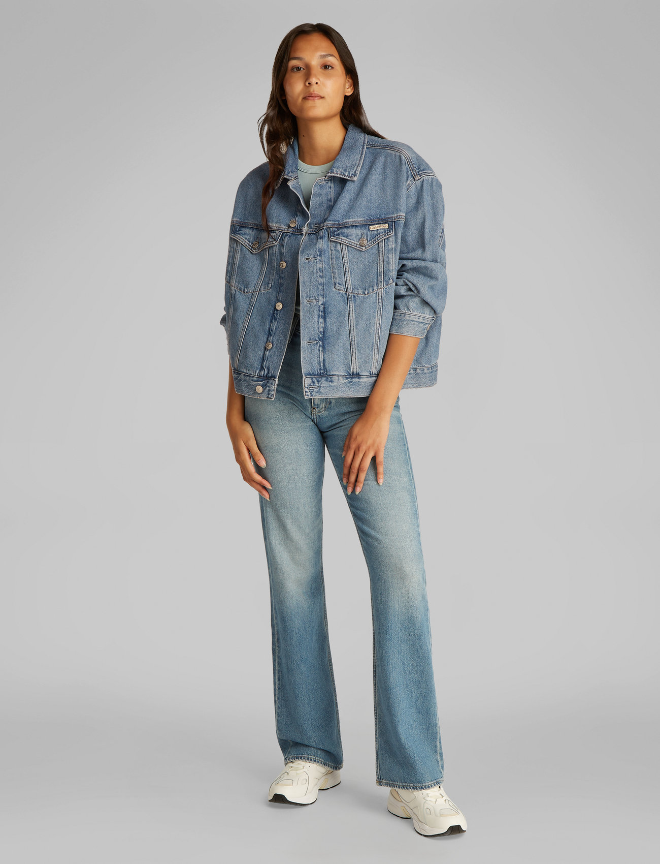 Calvin Klein Jeans Boxy Denim Jacket Buy Denim jackets from  Calvin Klein Jeans online at Fast delivery and easy returns