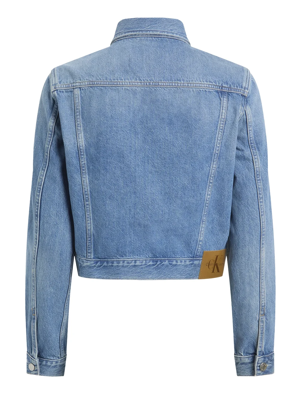 Calvin Klein Jeans - CROPPED 90S DENIM TRUCKER - denim jackets - denim light - 5