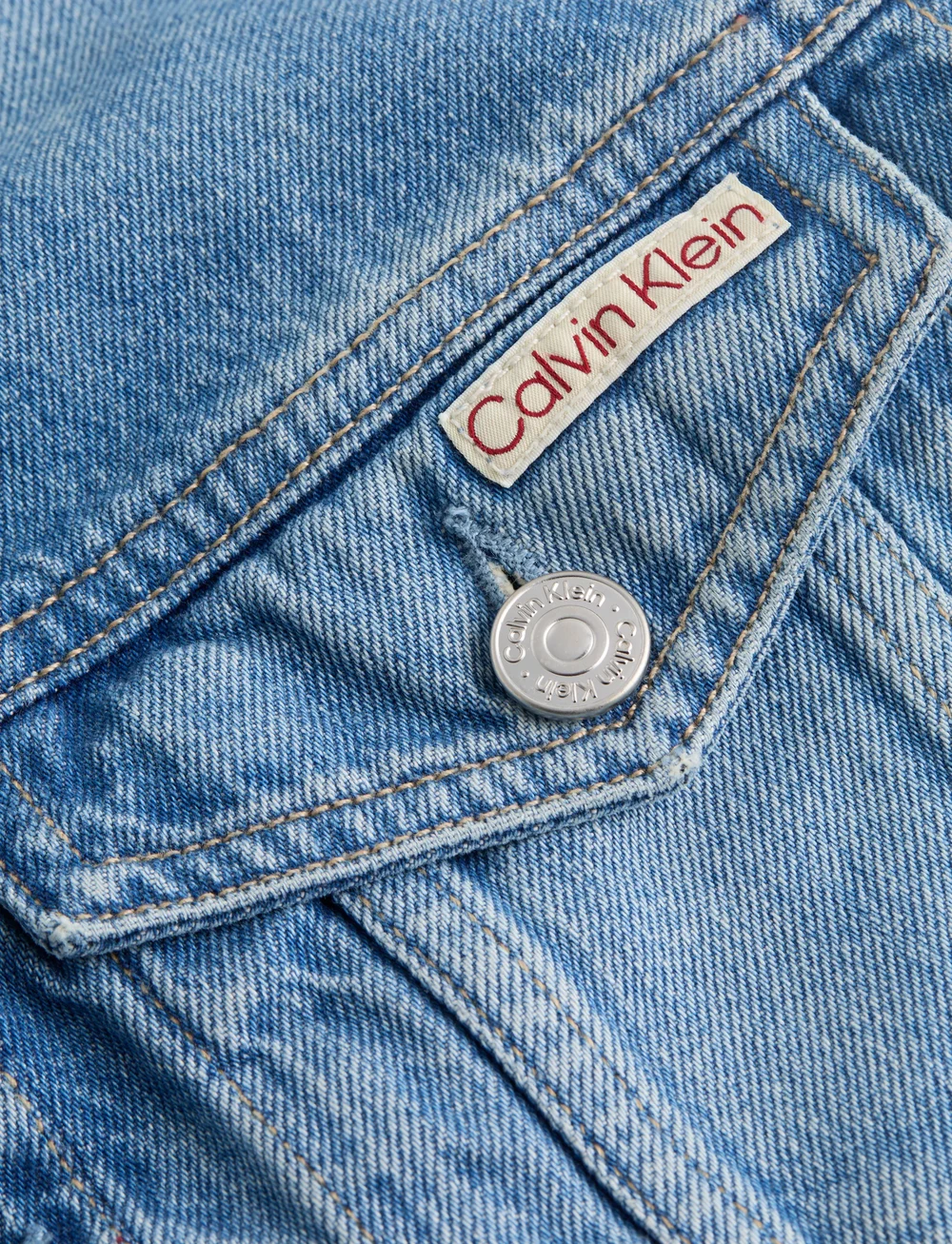 Calvin Klein Jeans - CROPPED 90S DENIM TRUCKER - denim jackets - denim light - 3